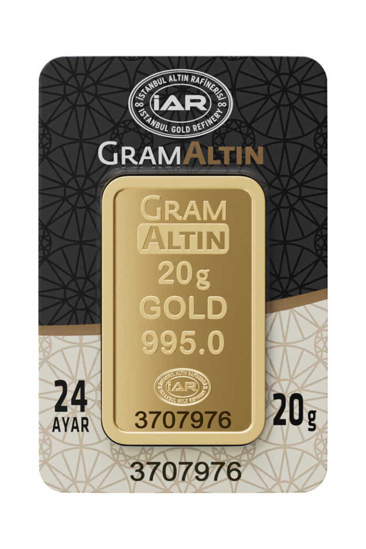 İar IAR 24 Ayar 20 Gram Külçe Altın