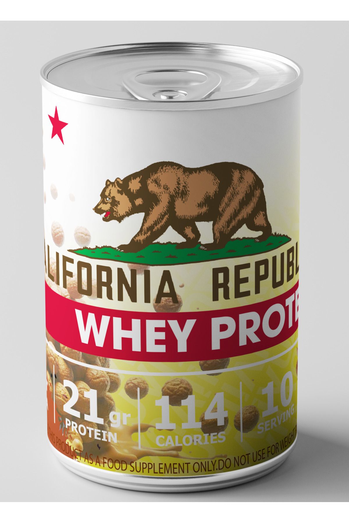 CALIFORNIA REPUBLIC Whey Protein - 300Gr - Nesquik Aromalı - 10 Servis