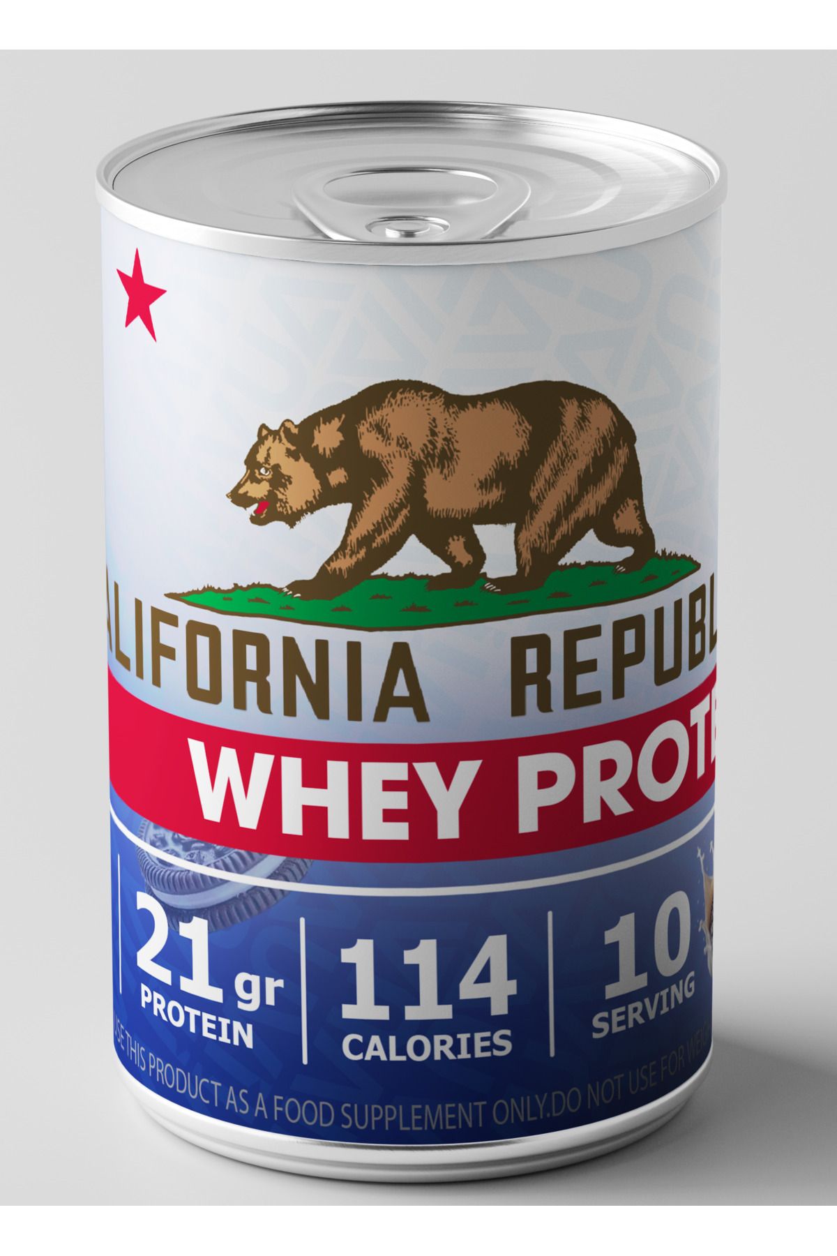 CALIFORNIA REPUBLIC Whey Protein - 300Gr -  Aromalı - 10 Servis