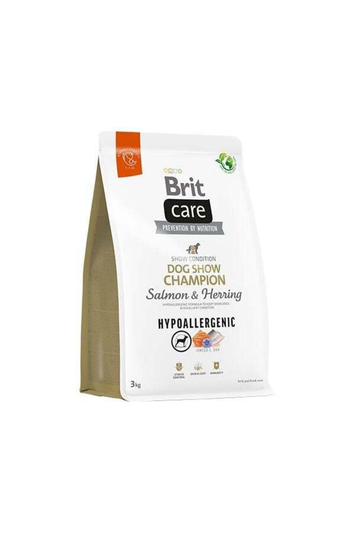 Brit Care Hypo-Allergenic Champion Somonlu ve Ringa Balıklı Yetişkin Köpek Maması 3 Kg