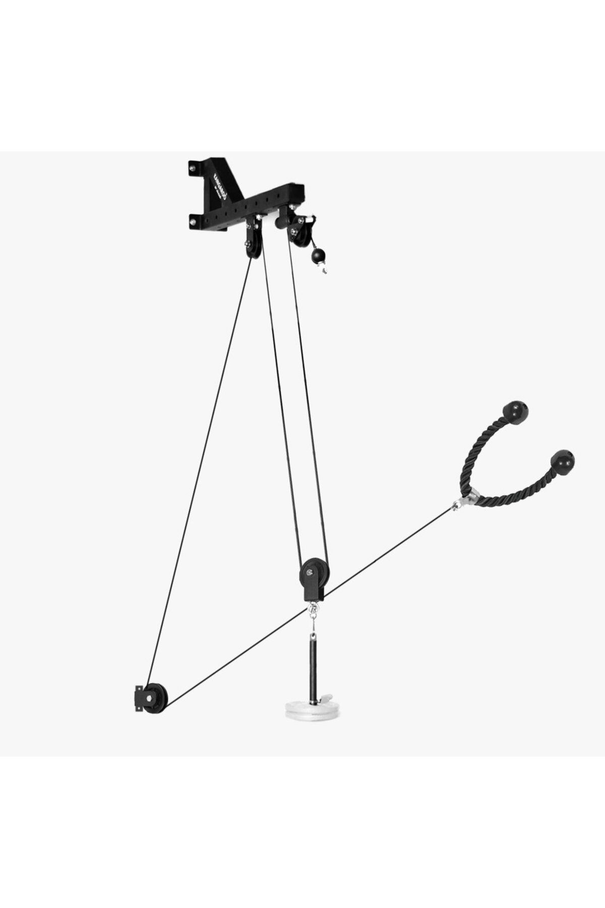 KANGAROO-نظام كابلات Pully بدون أوزان مع عجلتين لاستهداف الجزء العلوي والسفلي من الجسم KANGAROO 4
