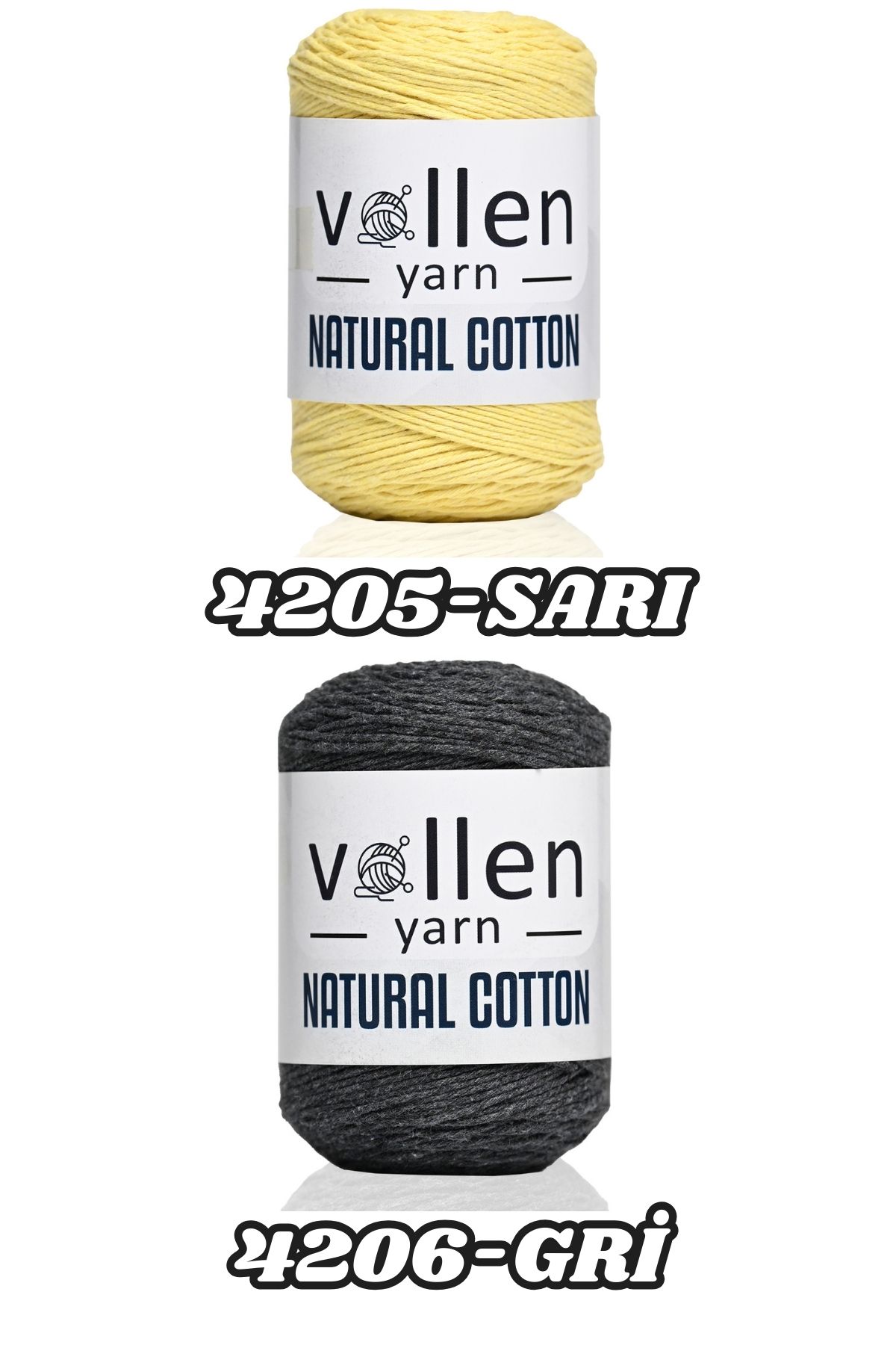 vollen yarn-100gr/200mt Premium Natural Cotton Amigurumi And Punch Yarn, Πλεκτό Κροσέ Χέρι, Μπεζ 4