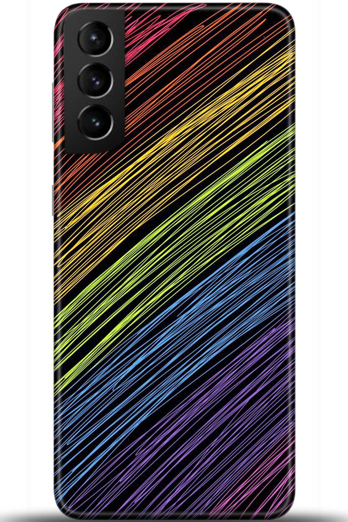 Noprin Samsung Galaxy S21 Kılıf HD Baskılı Kılıf - Loving You Series 5525
