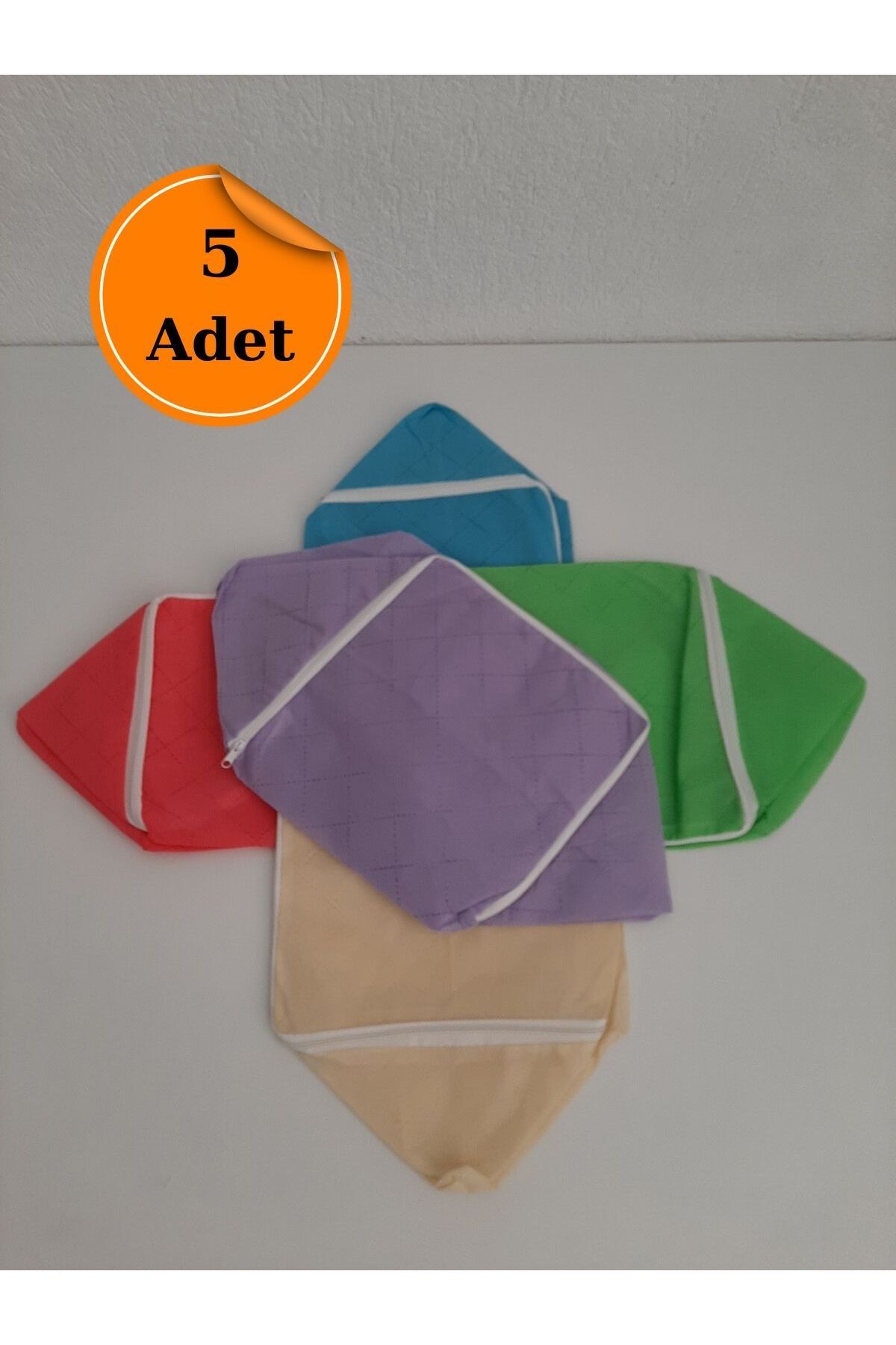 Mefateks-Чорапи Mef Collection Scraps, нетъкан текстил, смесени цветове, комплект от 5 броя 1