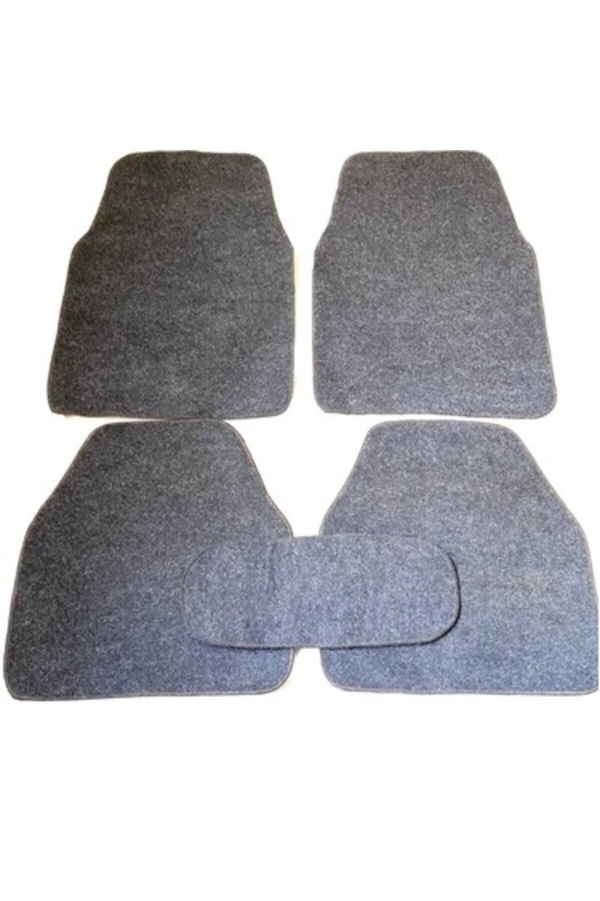 KARA AUTO Seat Cordoba Düz Baskısız Füme Halıfleks 5 Parça Paspas Seti kalın yıkanabilir
