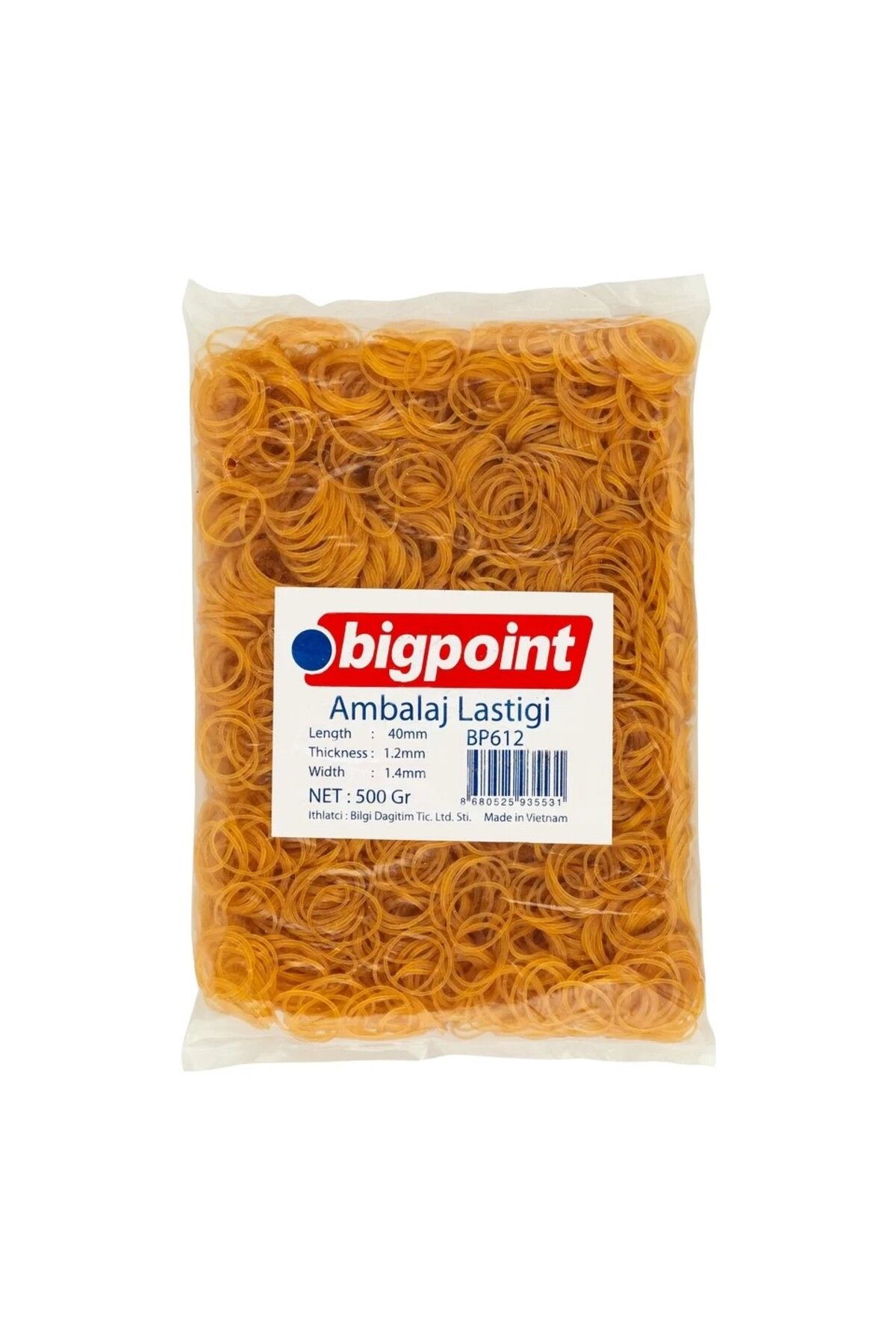 Bigpoint Mini Ambalaj Lastiği 500 Gram %100 Kauçuk