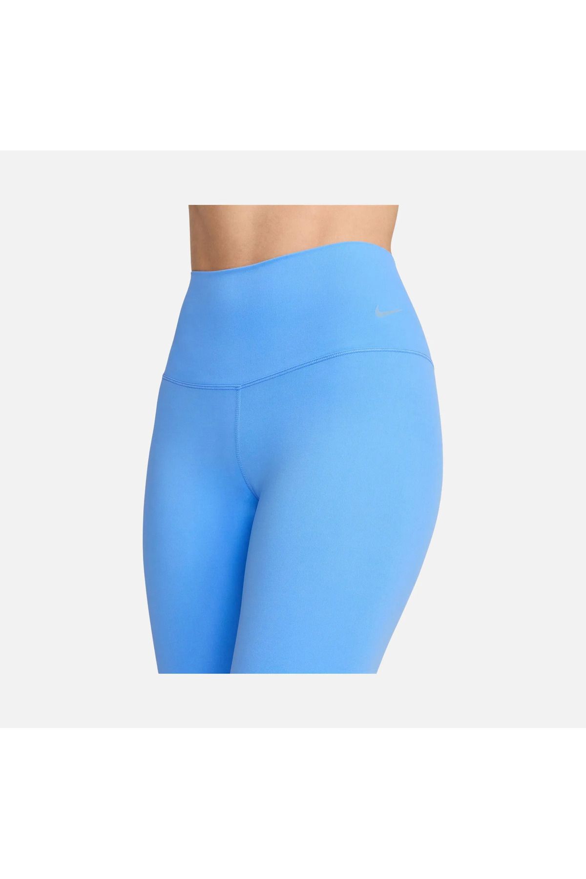 Nike-Zenvy Dri-Fit 7/8 Blue Leggings for Women - Gentle-Support, High-Waisted, Infinasoft 4