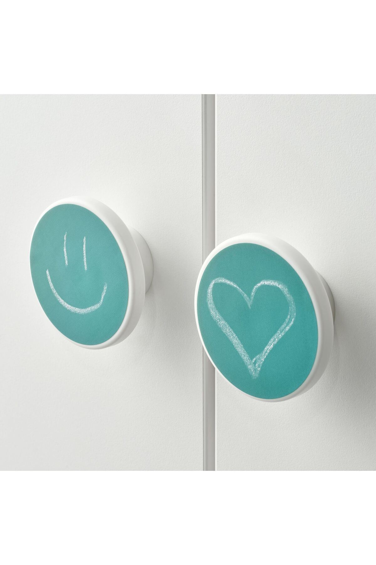 IKEA çocuk gardırobu, beyaz, 60x51x178 cm fotoğrafı 4 (önizleme)