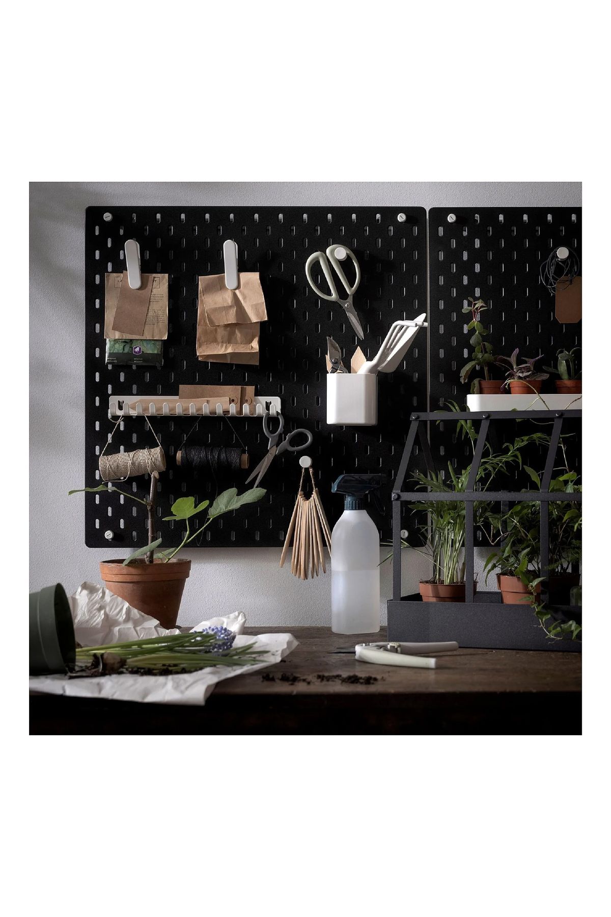 IKEA-Skadis Black 56x56cmBoard - Multi-purpose 4