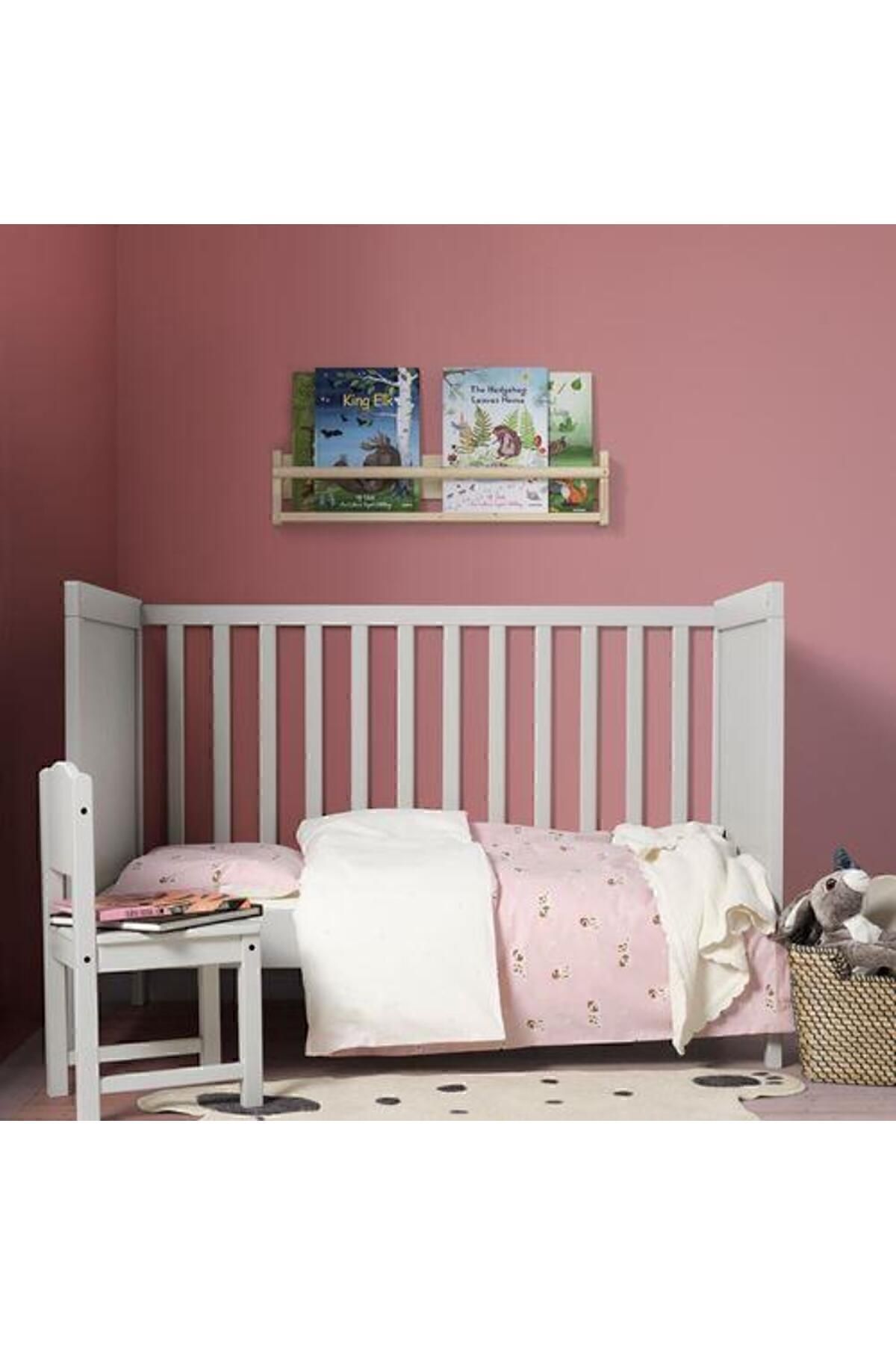 IKEA-طقم غطاء لحاف أطفال مزدوج الجوانب Meridyendukkan لون وردي على شكل كلب مقاس 110x125/35x55 سم 6