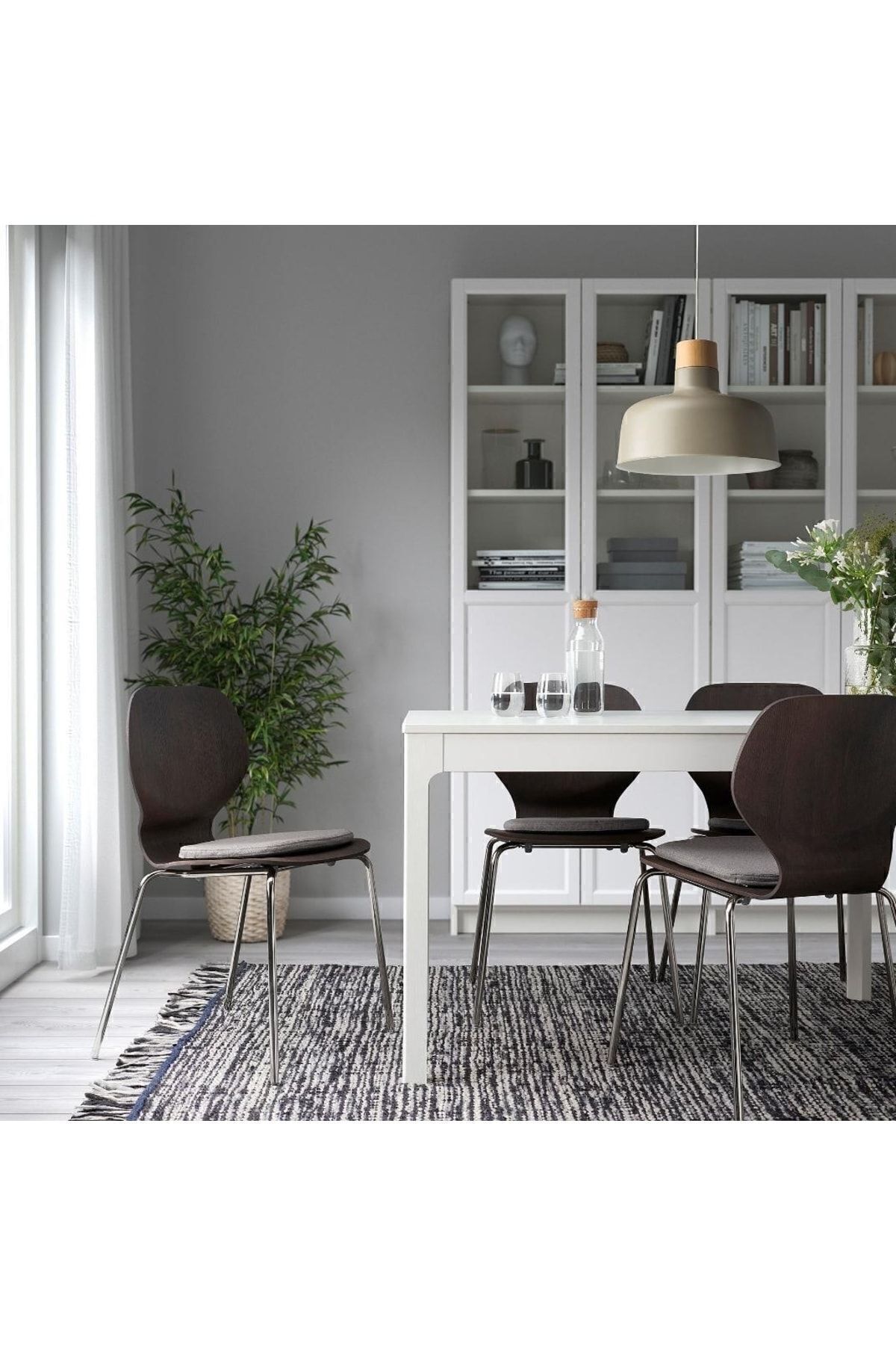 IKEA-Chair Cushion, Gray 33x33 cm 4
