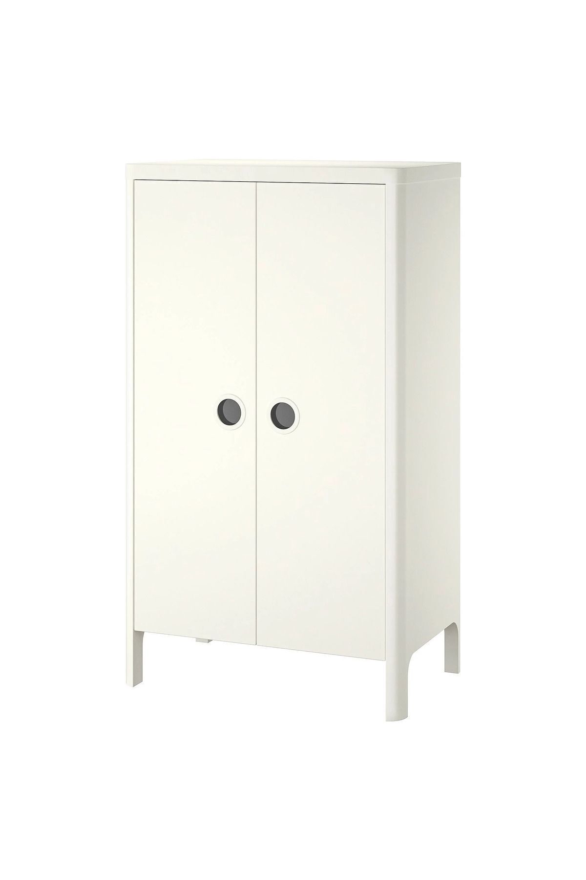 IKEA AKDENİZ BUSUNGE beyaz 80x139 cm çocuk gardırobu fotoğrafı 2 (önizleme)