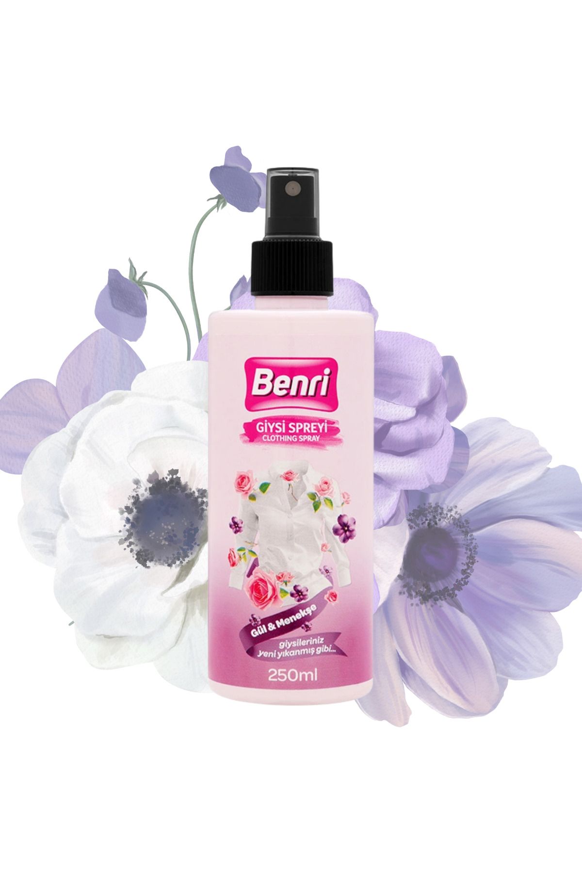 Benri Giysi Parfümü Menekşe & Gül 250 ml