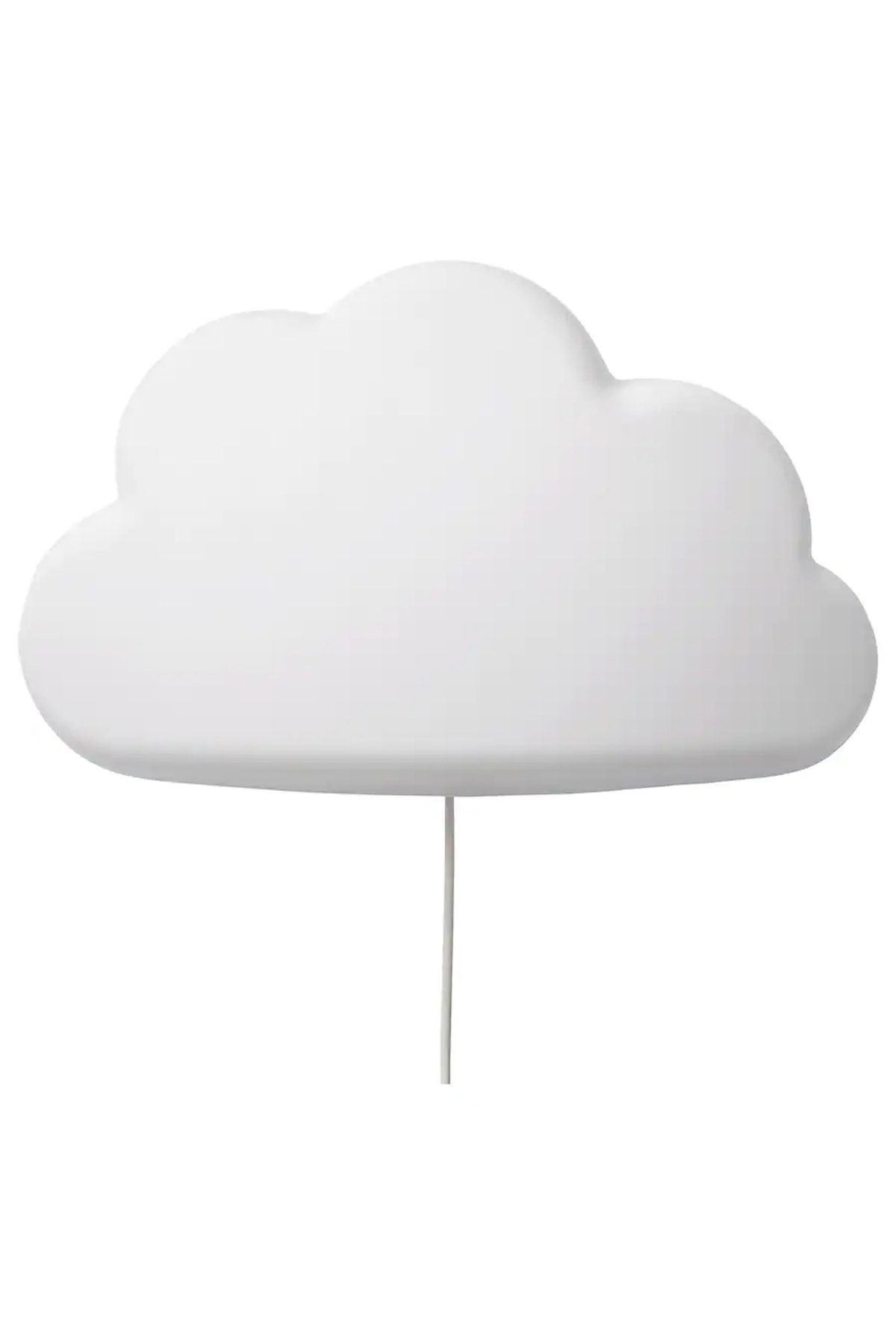 IKEA Upplyst Bulut Şekilli Hazır Ledli Bebek Çocuk Odası Duvar Lambası Gece Lambası Aplik fotoğrafı 3 (önizleme)