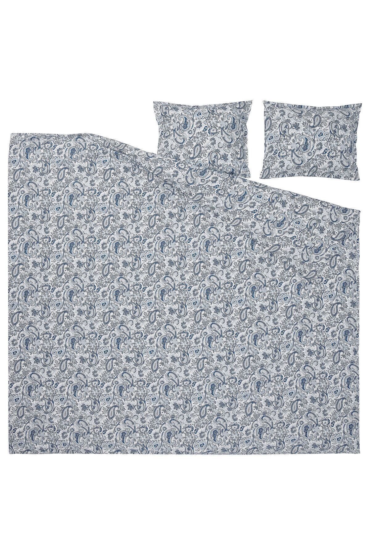IKEA-Pink-white Double Duvet Cover Set - 240x220/50x60 cm, 80% Cotton/20% Viscose/Rayon 2