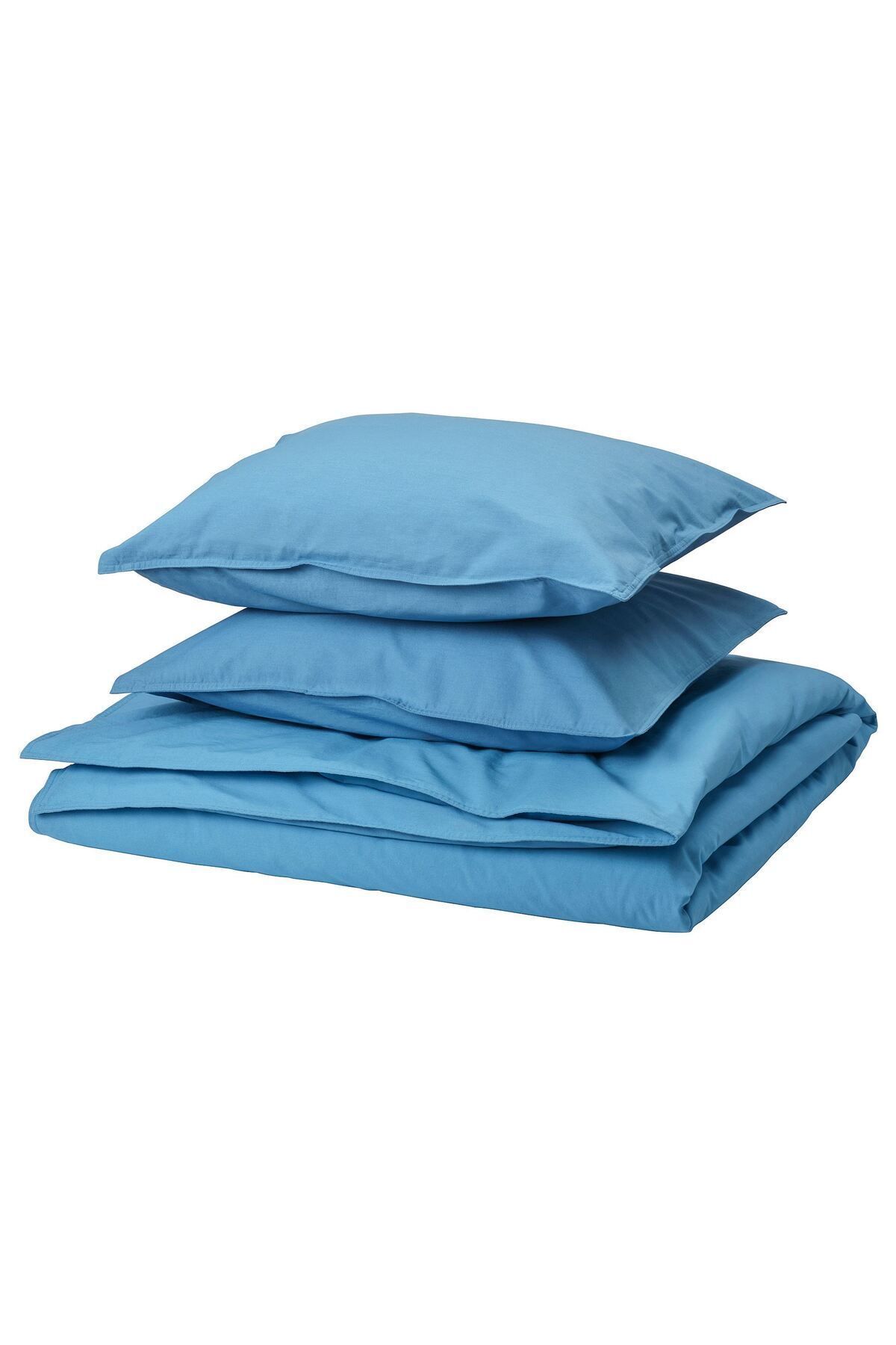 IKEA-Double duvet cover set, with snap fastener, 100% cotton, 240x220/50x60 cm 1