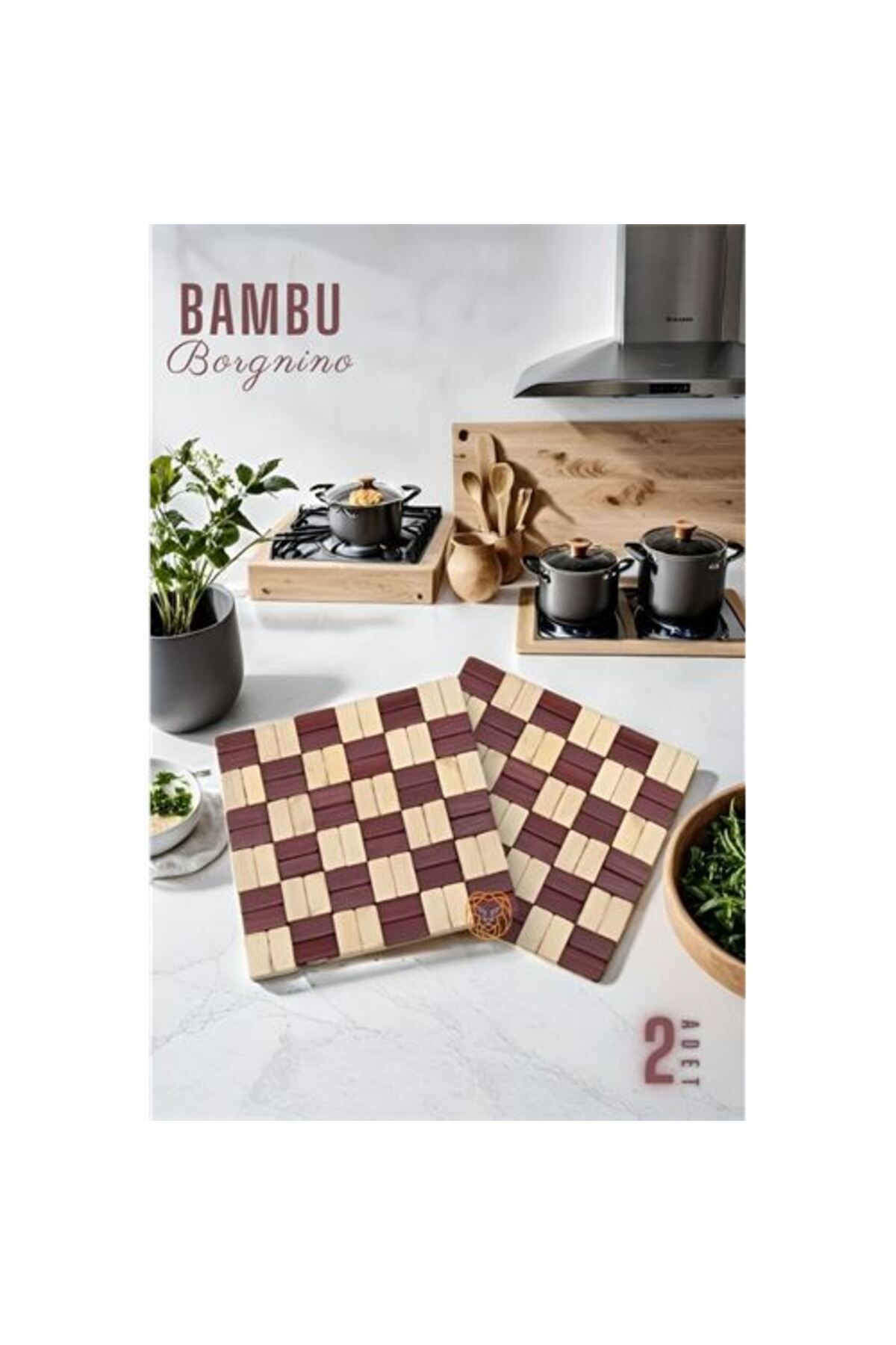 ACSMarket ModaCar Bambu Nihale 2 ADET Borgnino Design