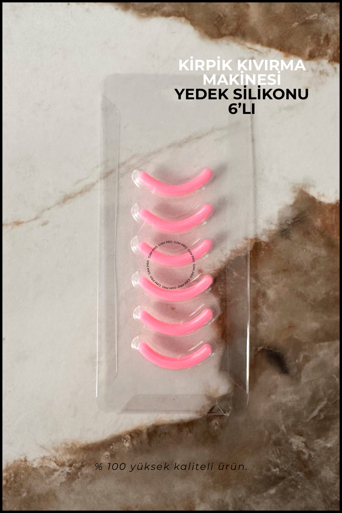 6 Adet Yeni Kirpik Kıvırma Makinesi Yedek Silikonu — صورتی NR2024-231 — تصویر 2 از 3