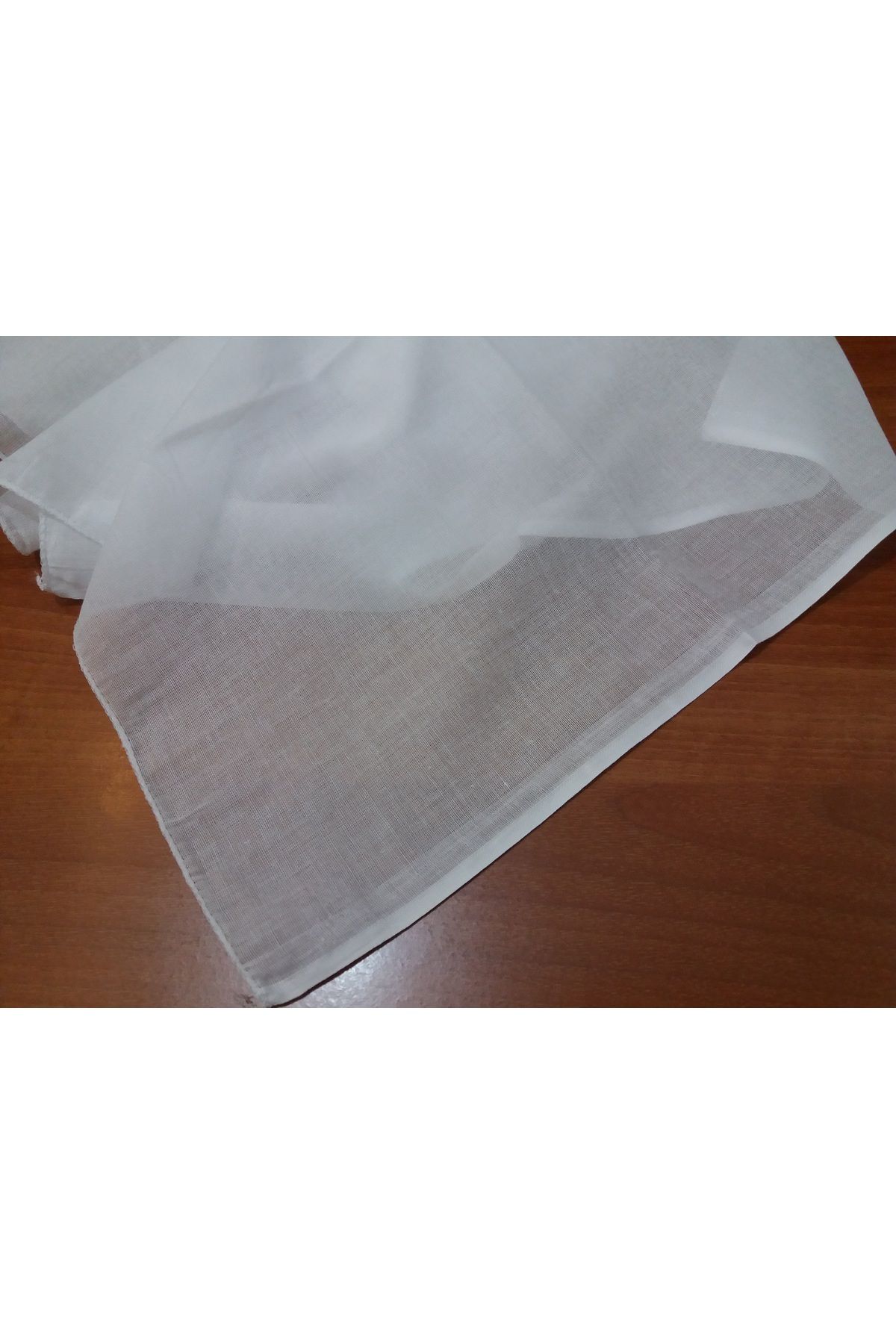 Hbpazar 3 Adet %100 Pamuk 2 Kenar Overlok Tülbent 75 cm x 75 cm