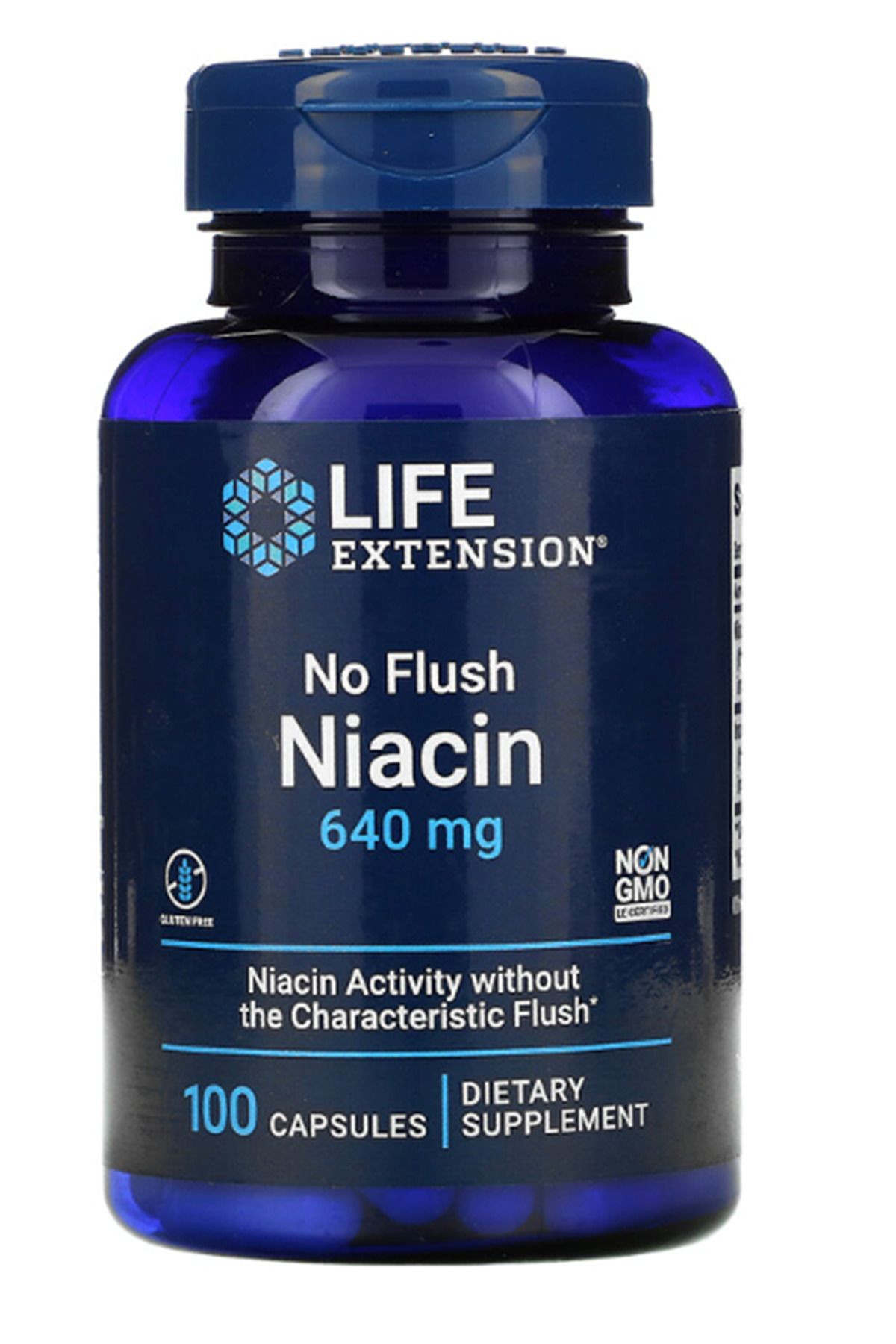 Life Extension LIFE Nutrıtion No Flush Niacin 640mg 100 Capsul. Usa Menşei.OZELSPORCUGIDALARIN'DAN.3838