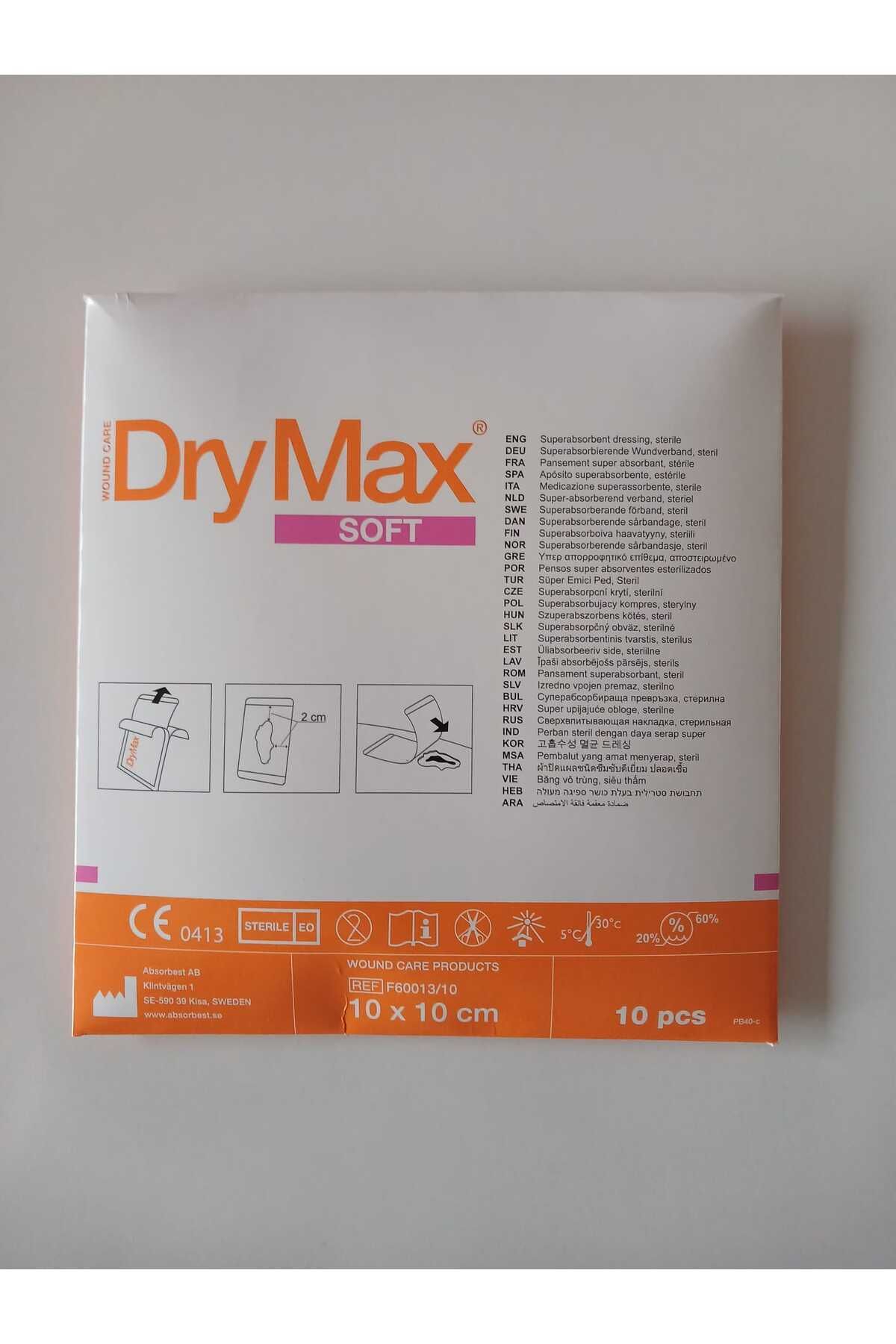 DRYMAX Soft 10 Cm X10 Cm Süper Emi̇ci̇ Yara Örtüsü