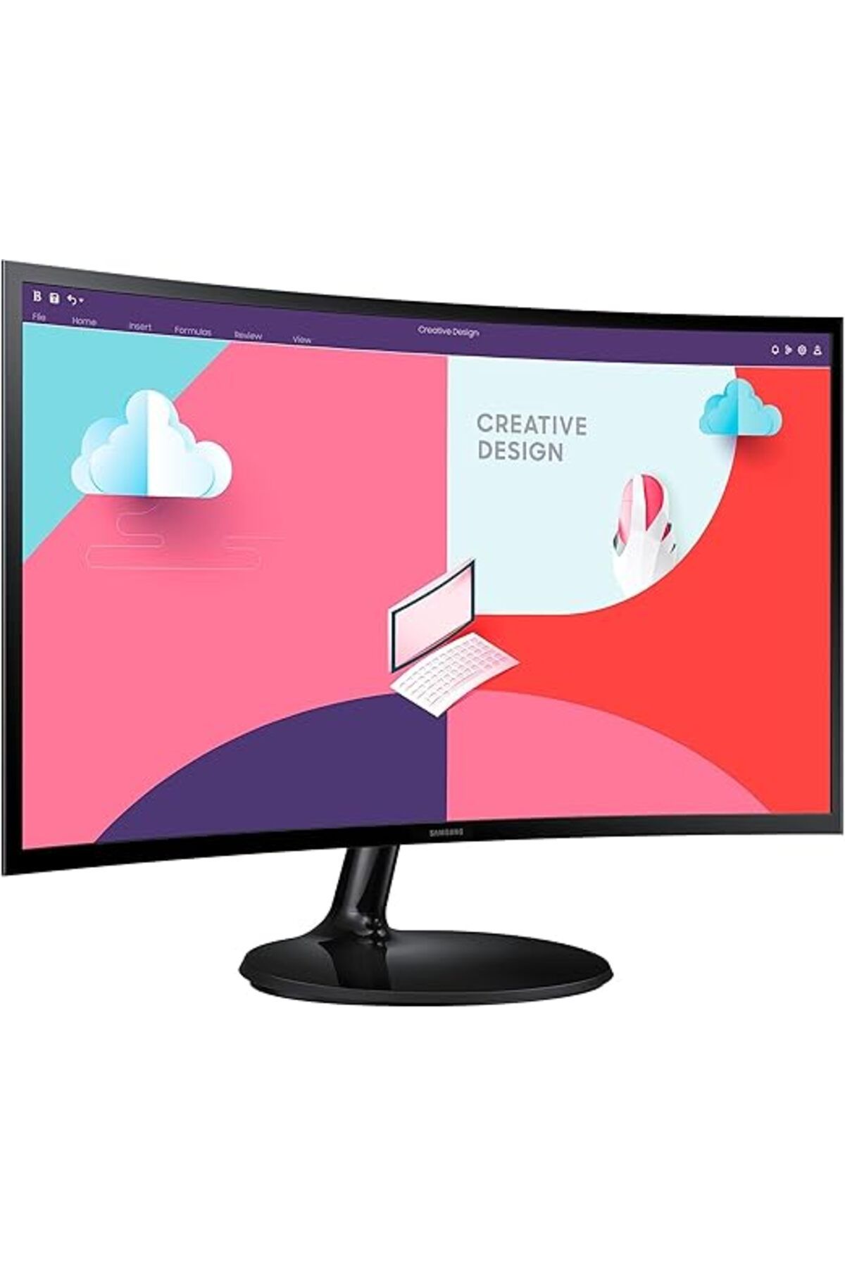 Samsung-24" Essential Curved Monitor S3 S36C 2