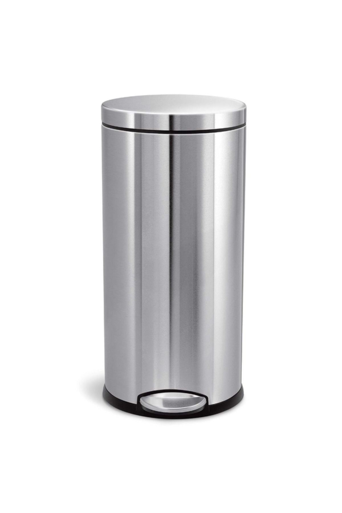 Simplehuman-Fingerprint-Proof Brushed Stainless Steel Step Trash Can 3