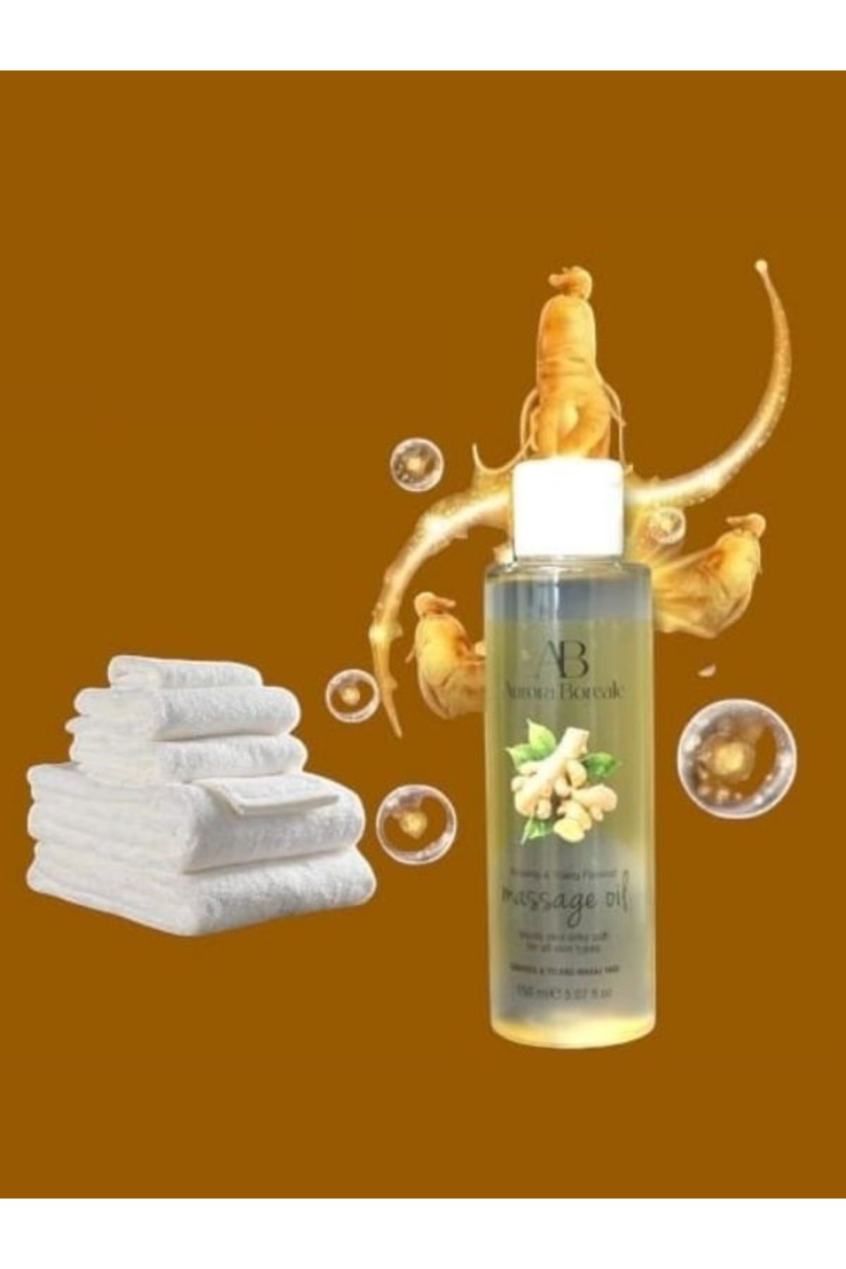 MKLShop Aurora Boreale Ginseng Aromalı Masaj Yağı 150 ML