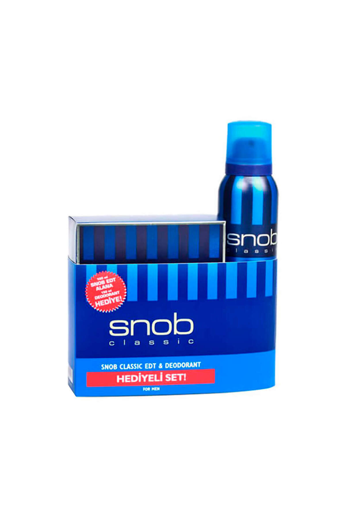 Snob Classic Edt 100 Ml+Deodorant Kofre — 8690644015717