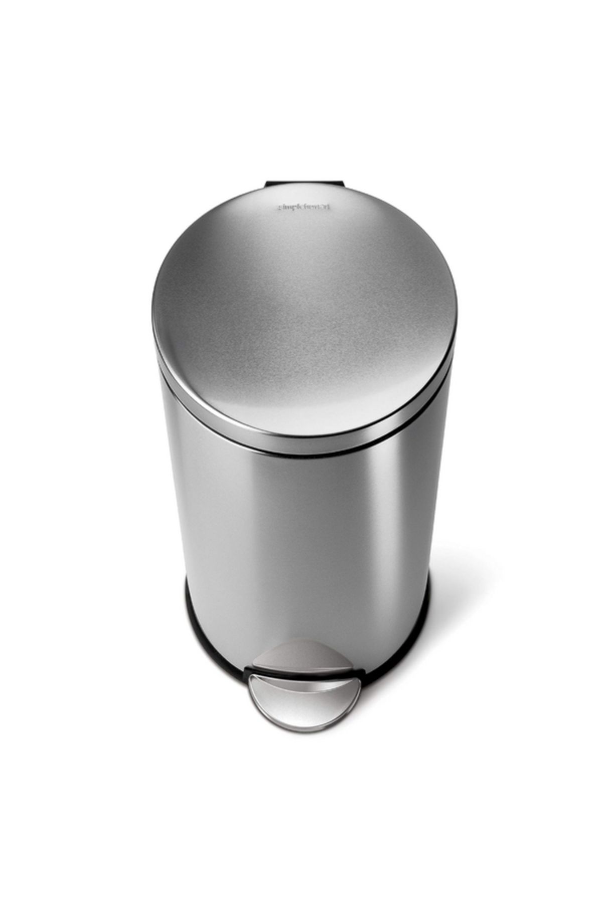 Simplehuman-Fingerprint-Proof Brushed Stainless Steel Step Trash Can 4