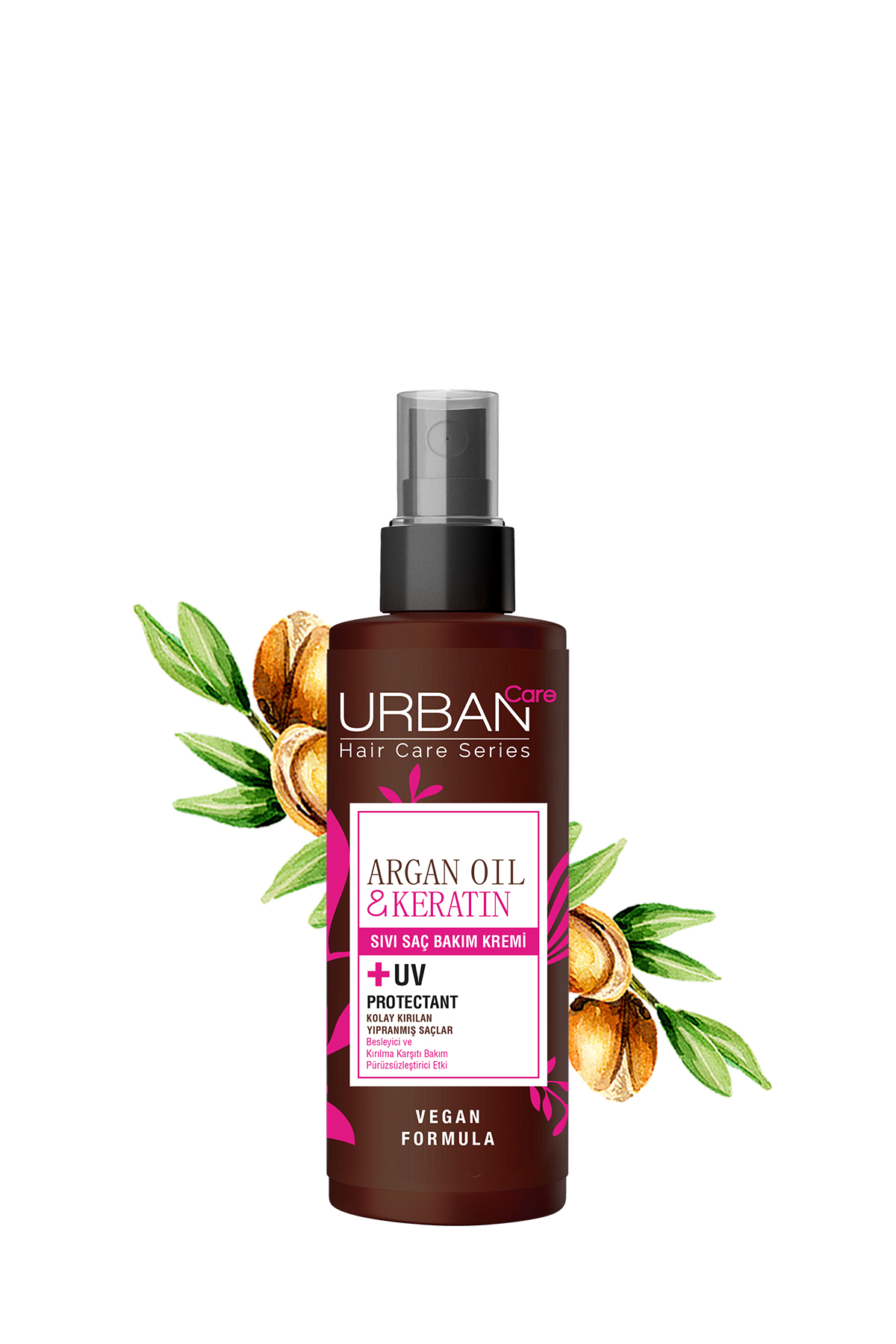 Argan Yağı & Keratin Besleyici ve Kırılma Karşıtı Sıvı Saç Bakım Kremi -vegan-100ml — 8680690710315 — تصویر 3 از 4