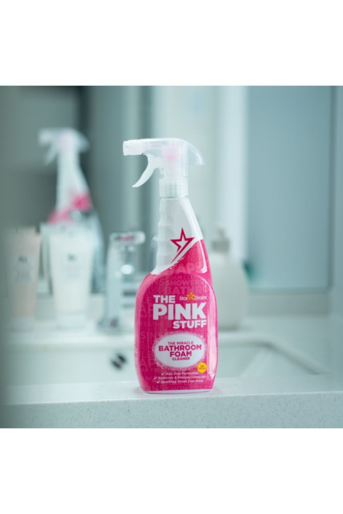 Stardrops-Non-Drip Streak-Free Bathroom Foam Cleaner 750ml 7