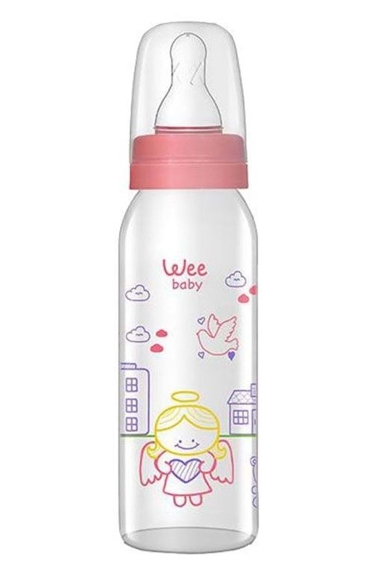 Wee Baby Cam Biberon 250ML (Kod:876) - Pembe