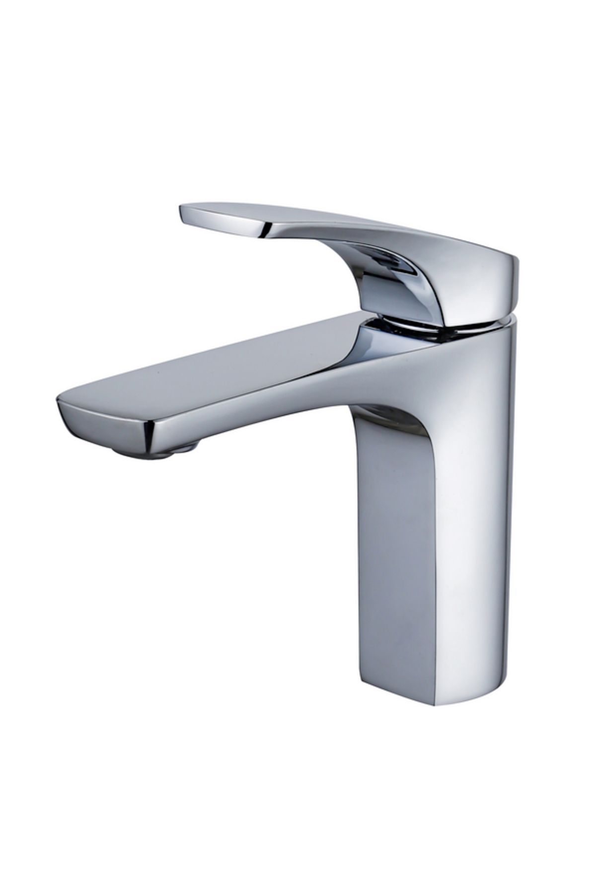 AQUADROP-Single Handle Solid Brass Basin Mixer JS-640701 1