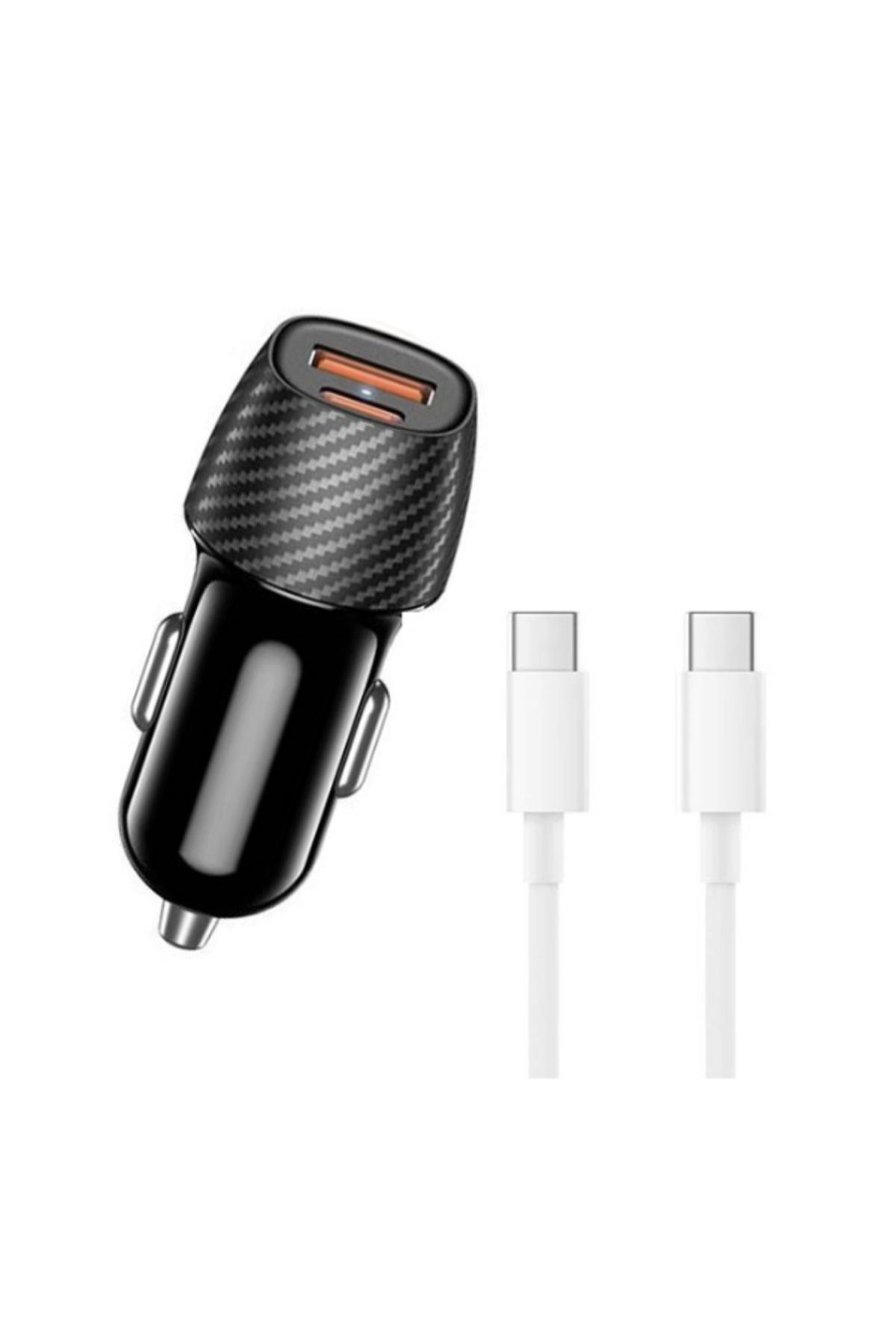 Velliw 43W  QC3.0 Usb Type-c Çakmaklık 60w Type-C To Type-C Kablo