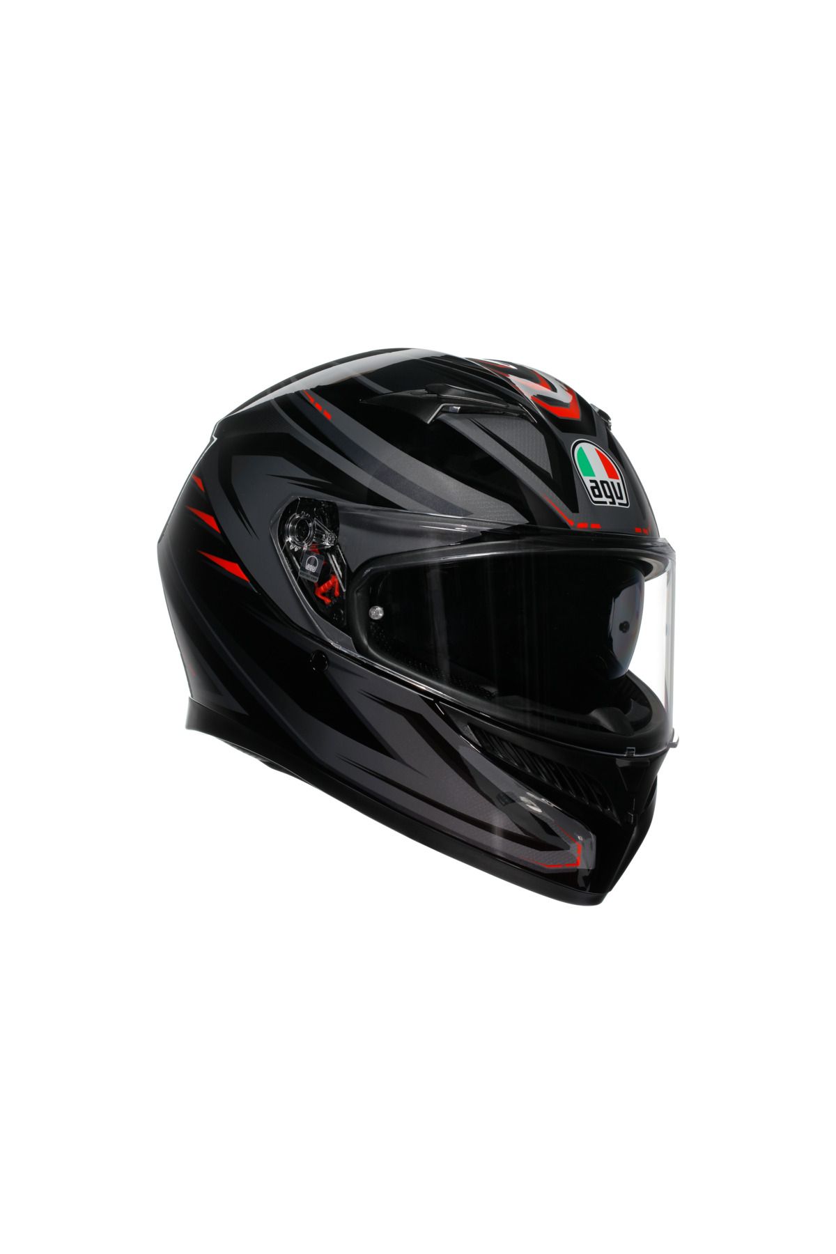 AGV K3 Mplksyht Black Red Configuration Kapalı Kask