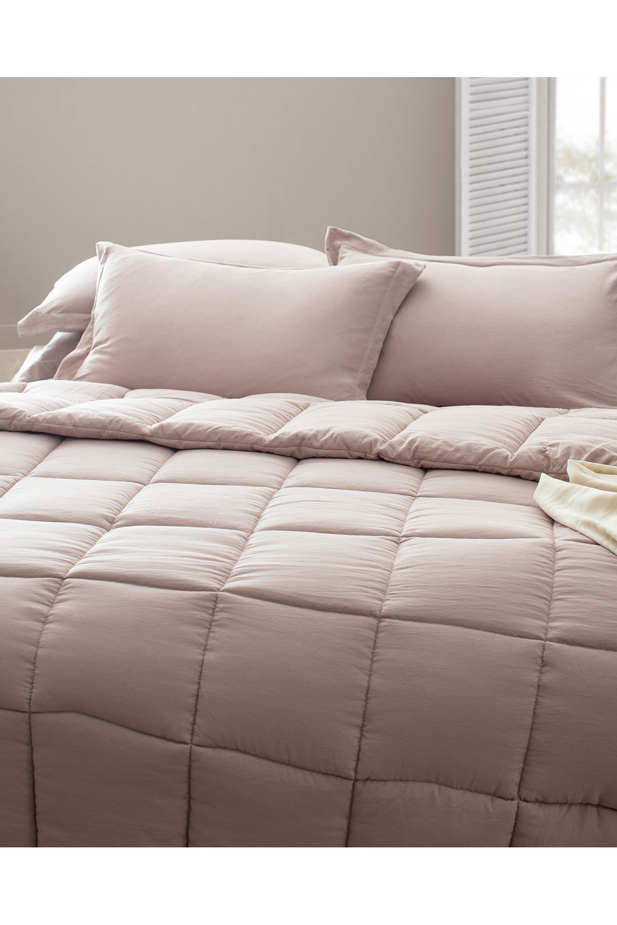 Madame Coco-Mona Single Comforter Set - Powder 3