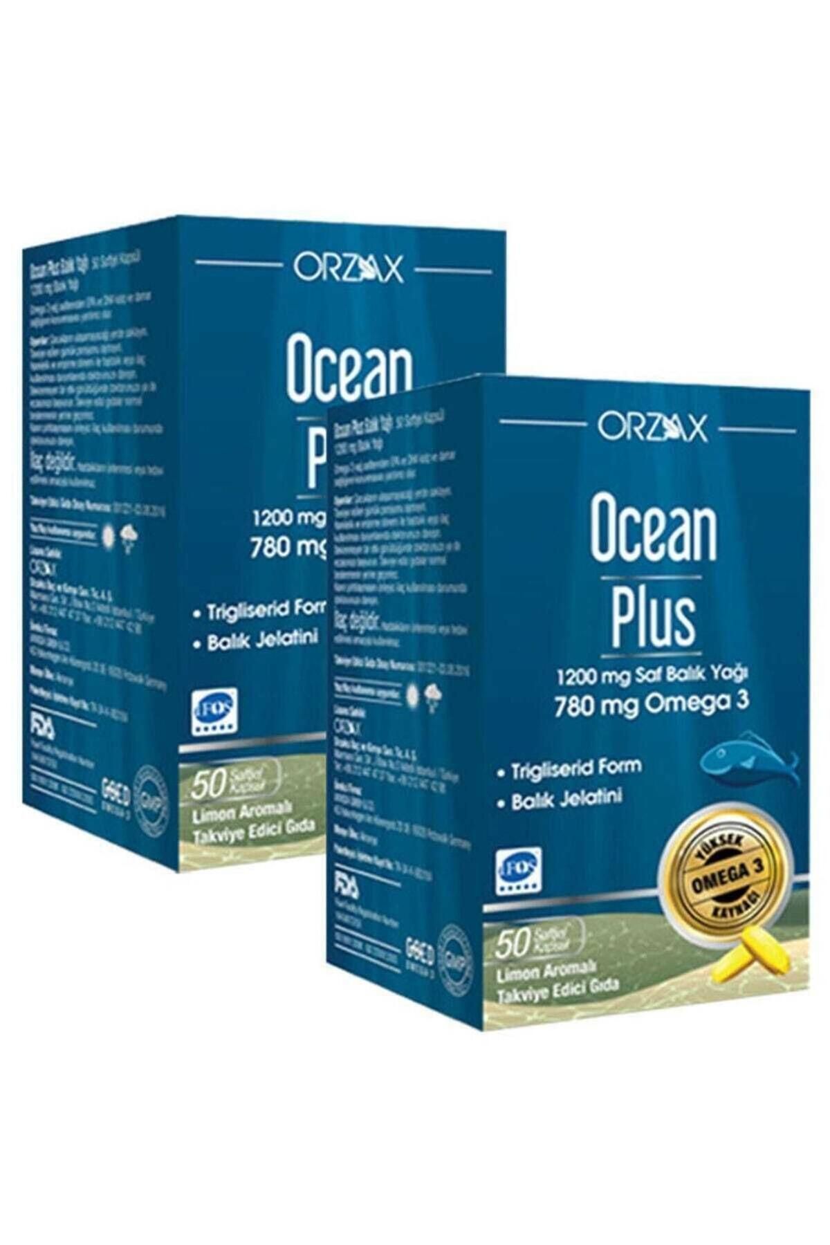 Ocean Plus 1200 Mg Omega3 Balık Yağı 50 Kapsül 2 Adet