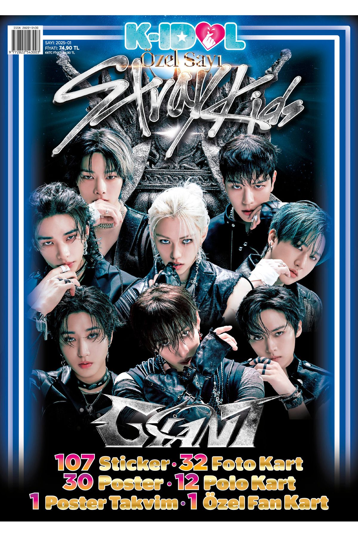 KİDOL KIDOL OZEL SAYI STRAYKIDS  GIANT