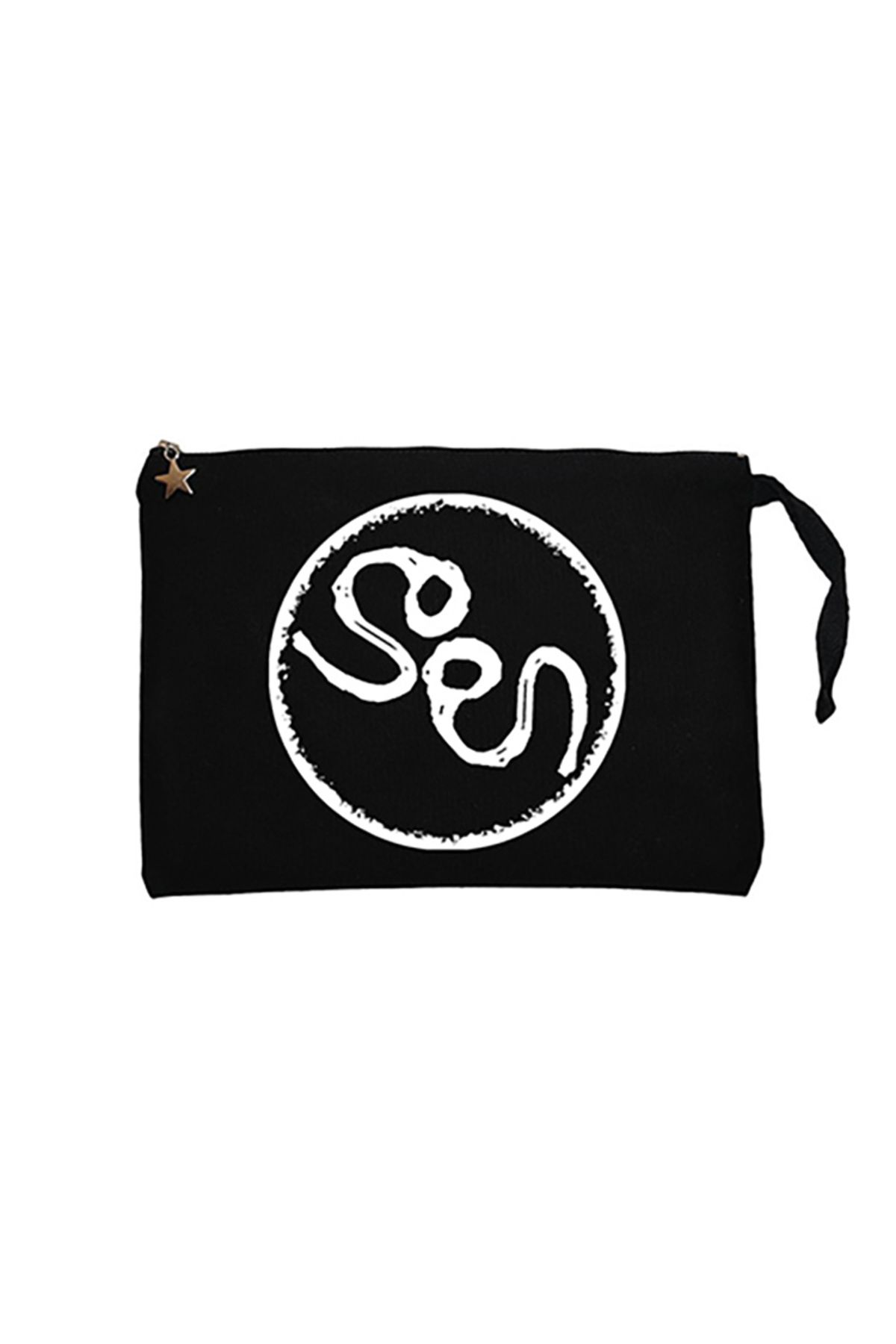 Z zepplin Soen Logo Siyah Clutch Astarlı Cüzdan / El Çantası