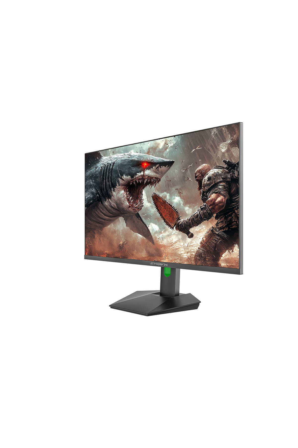 SHARX-شاشة ألعاب 27F120I مقاس 27 بوصة، 120 هرتز، 1 مللي ثانية، IPS مسطحة، FHD، HDMI 2.1، مكبر صوت 2 وات، FreeSync، G-Sync 2
