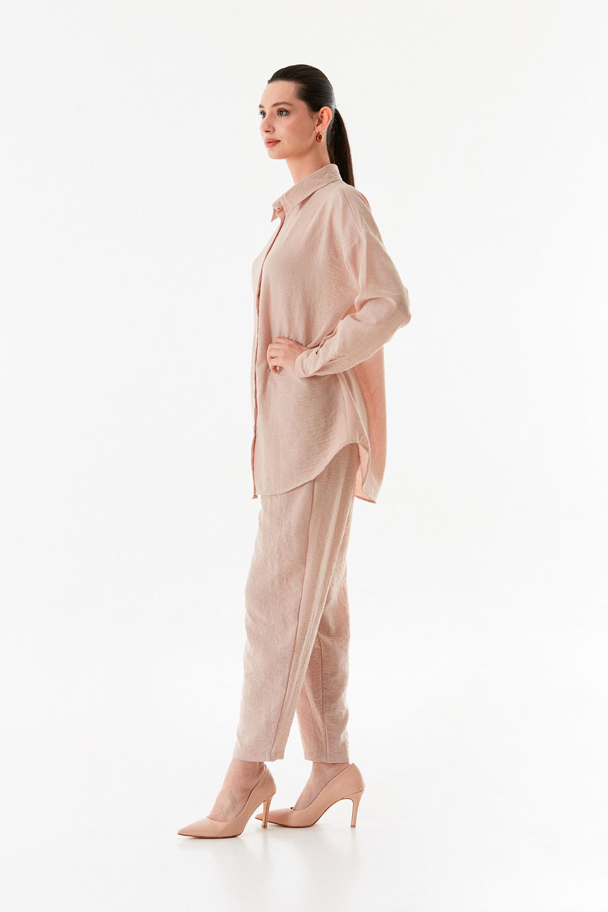 Fulla Moda-Fullamodest Basic Double Linen Set 6