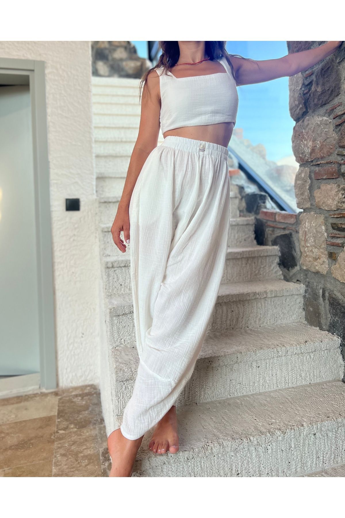 Tfifty-Bohemian Baggy Baggy Trousers 4