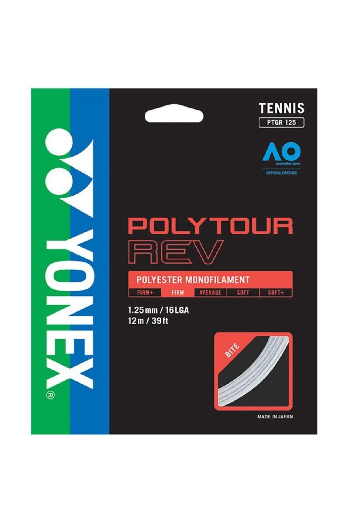 YONEX Poly Tour Rev 1.25 12M BeyazTenis Kordajı