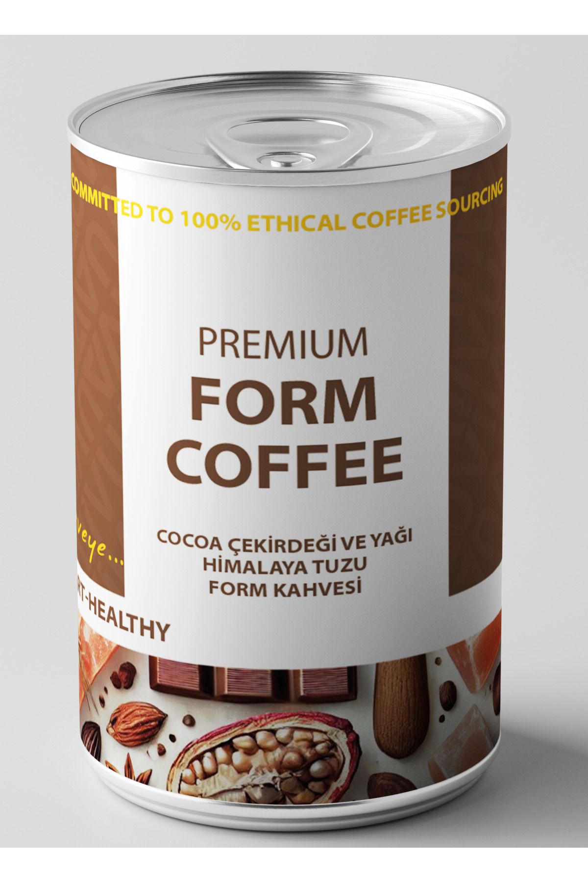 GRADA Aurora FORM Kahvesi - Aurora Coffee - Premium Ürün - 150gr - Kakao Çekirdeği Yağı ve Himalaya Tuzu