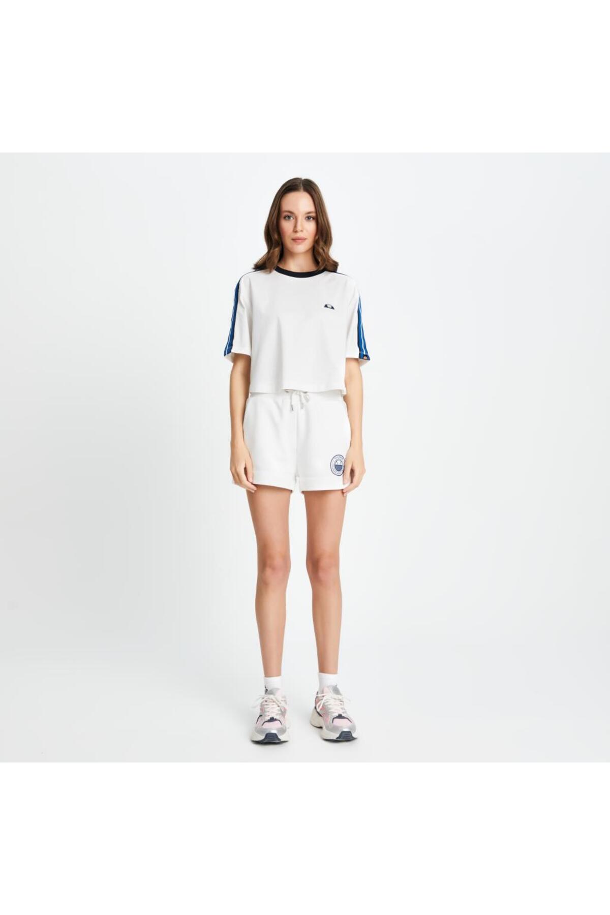 Ellesse Tshirt Beyaz Kadın EF118 görsel 4
