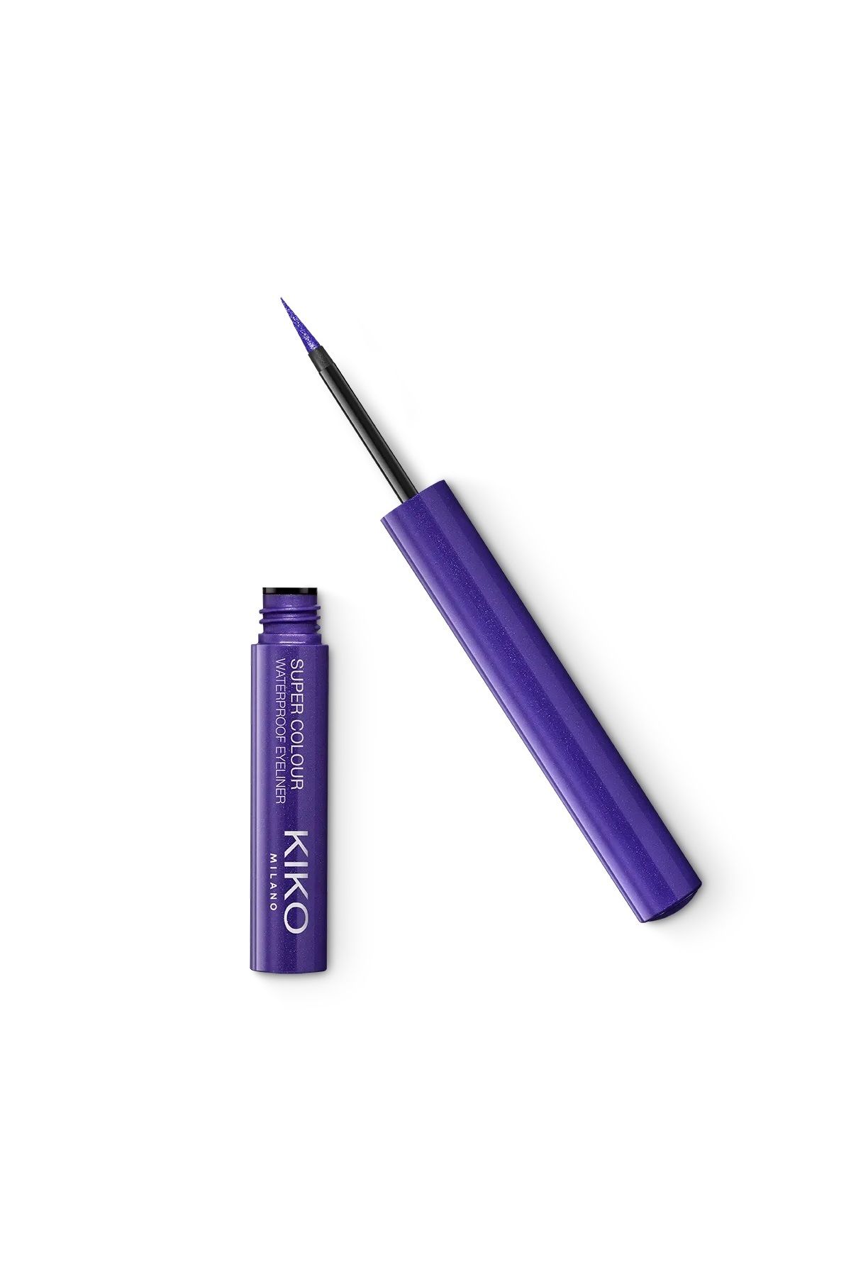 Kiko NEW SUPER COLOUR WATERPROOF EYELINER-Yoğun Pigmentli Suya Dayanıklı Işıltılı Likit Eyeliner 1,7ML