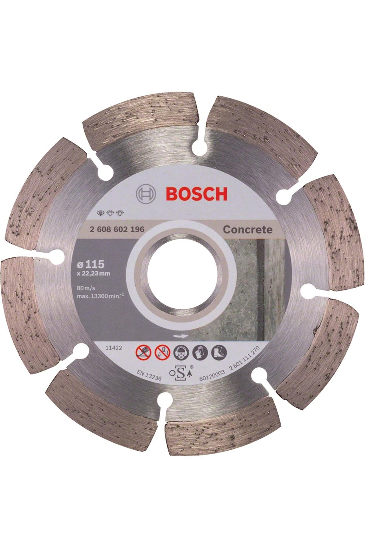 STOREMAX mrttnca Elmas Kesme Ve Delme Aksesuarları, Disk, Gri, 115x22.23x1.6x10 mm, 1 Adet trndymrt 1087243