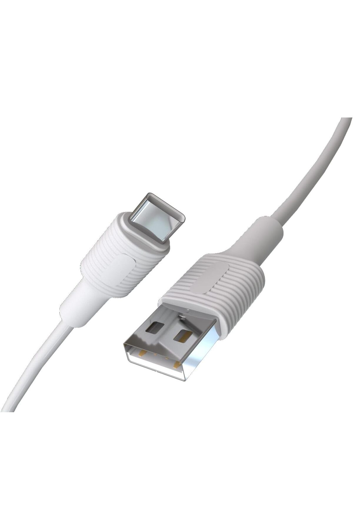 STOREMAX efshopx Coral USB A-C Hızlı Şarj Kablosu (Beyaz + Beyaz Uç) (150 CM) New Desing 1002192