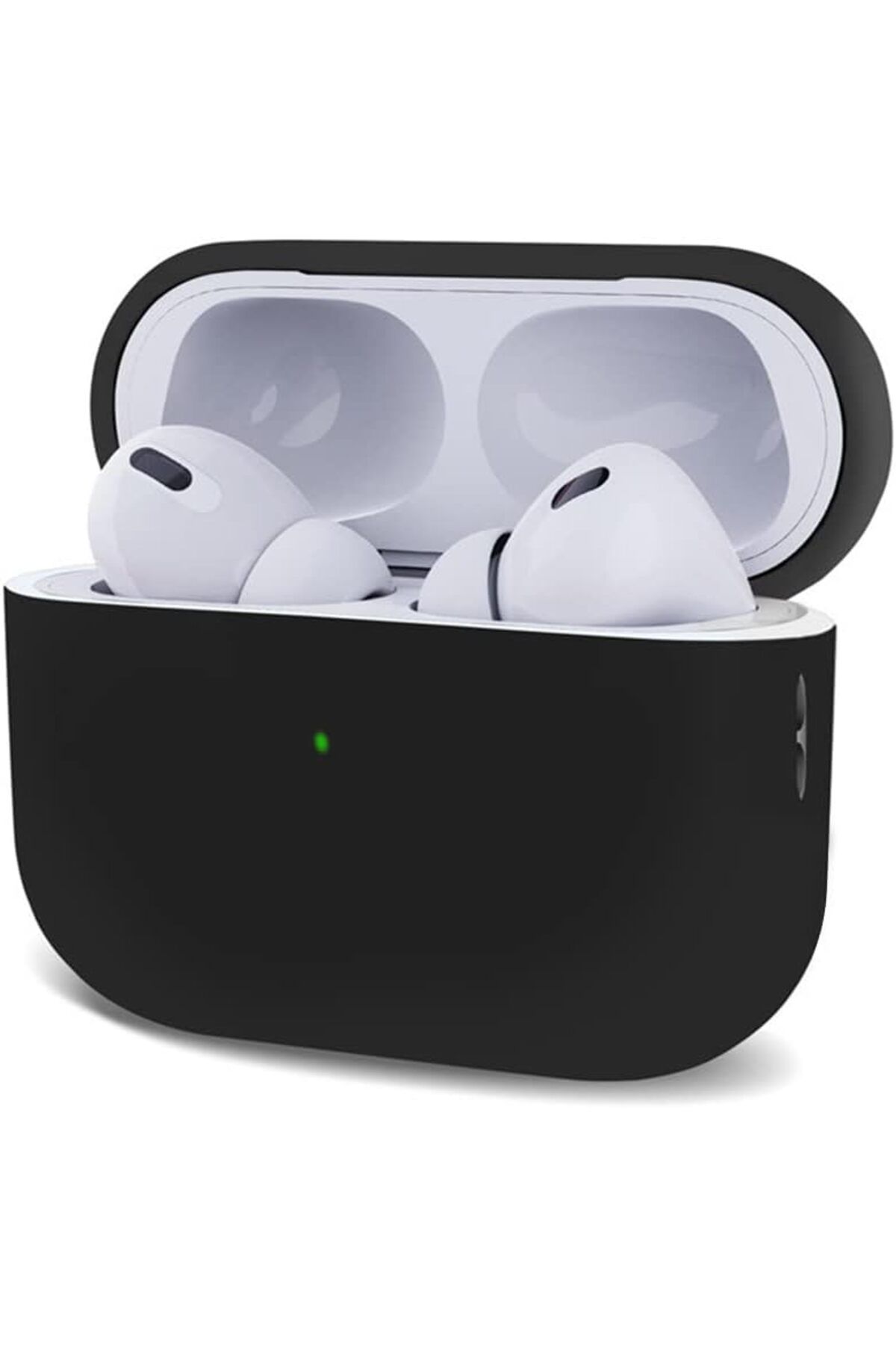 CALRADİA AirPods Pro 2.Nesil için Kılıf Mat Silikon Siyah [AirPods Pro 2. Nesil ile Uyumlu Kılıf - Siyah]